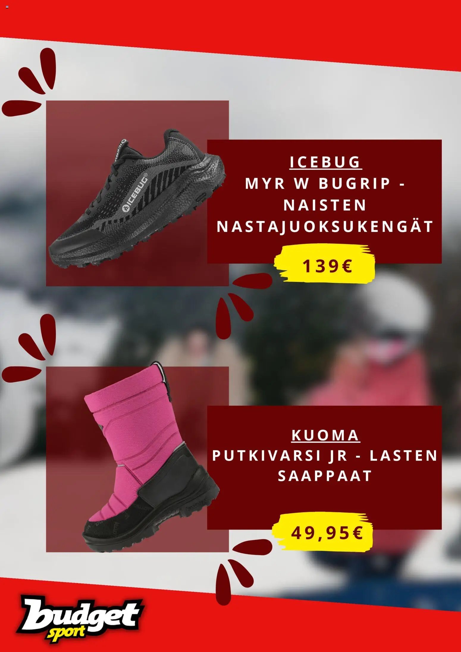 Budget Sport tarjoukset