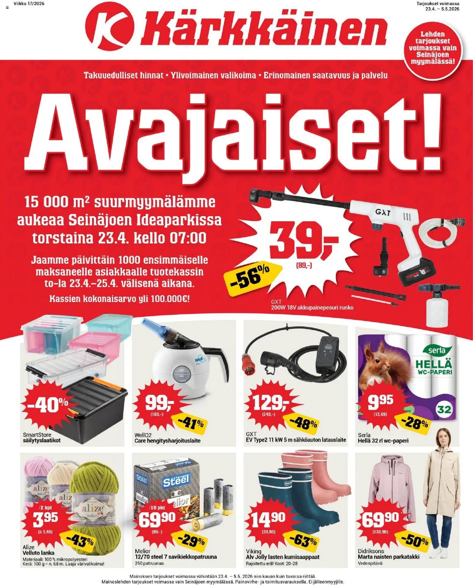 Kärkkäinen tarjoukset - Seinäjoen alue