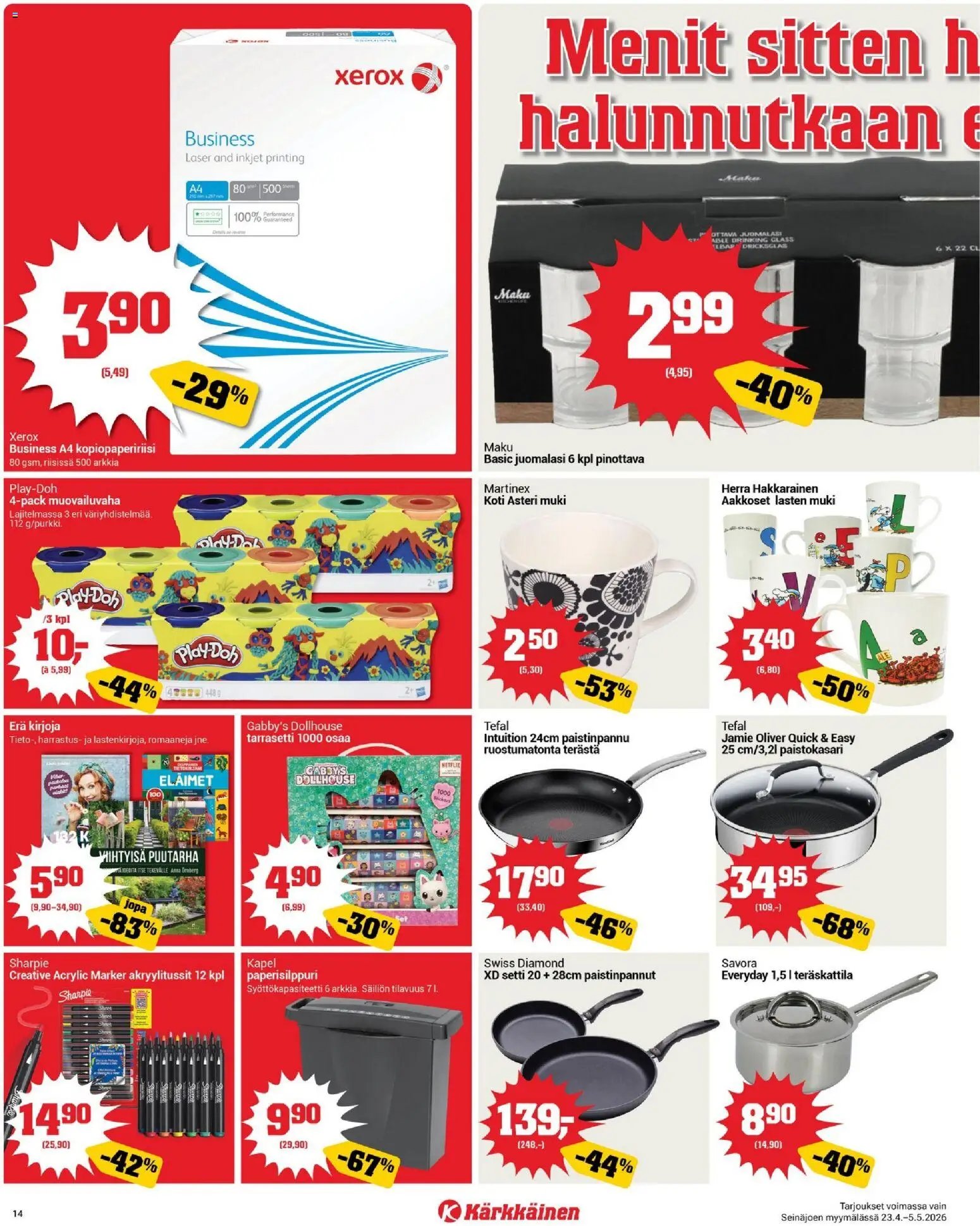 Kärkkäinen tarjoukset - Seinäjoen alue