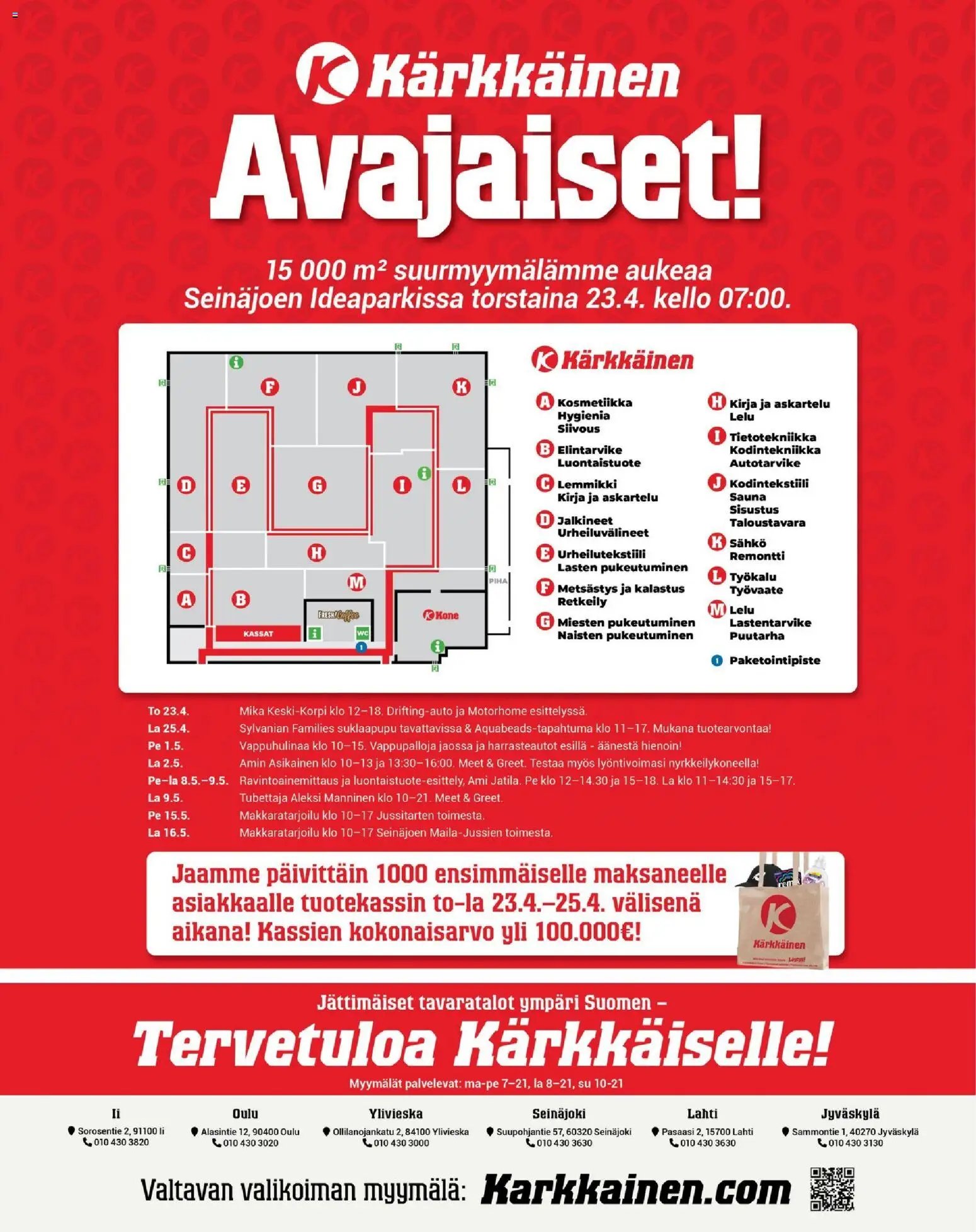 Kärkkäinen tarjoukset - Seinäjoen alue