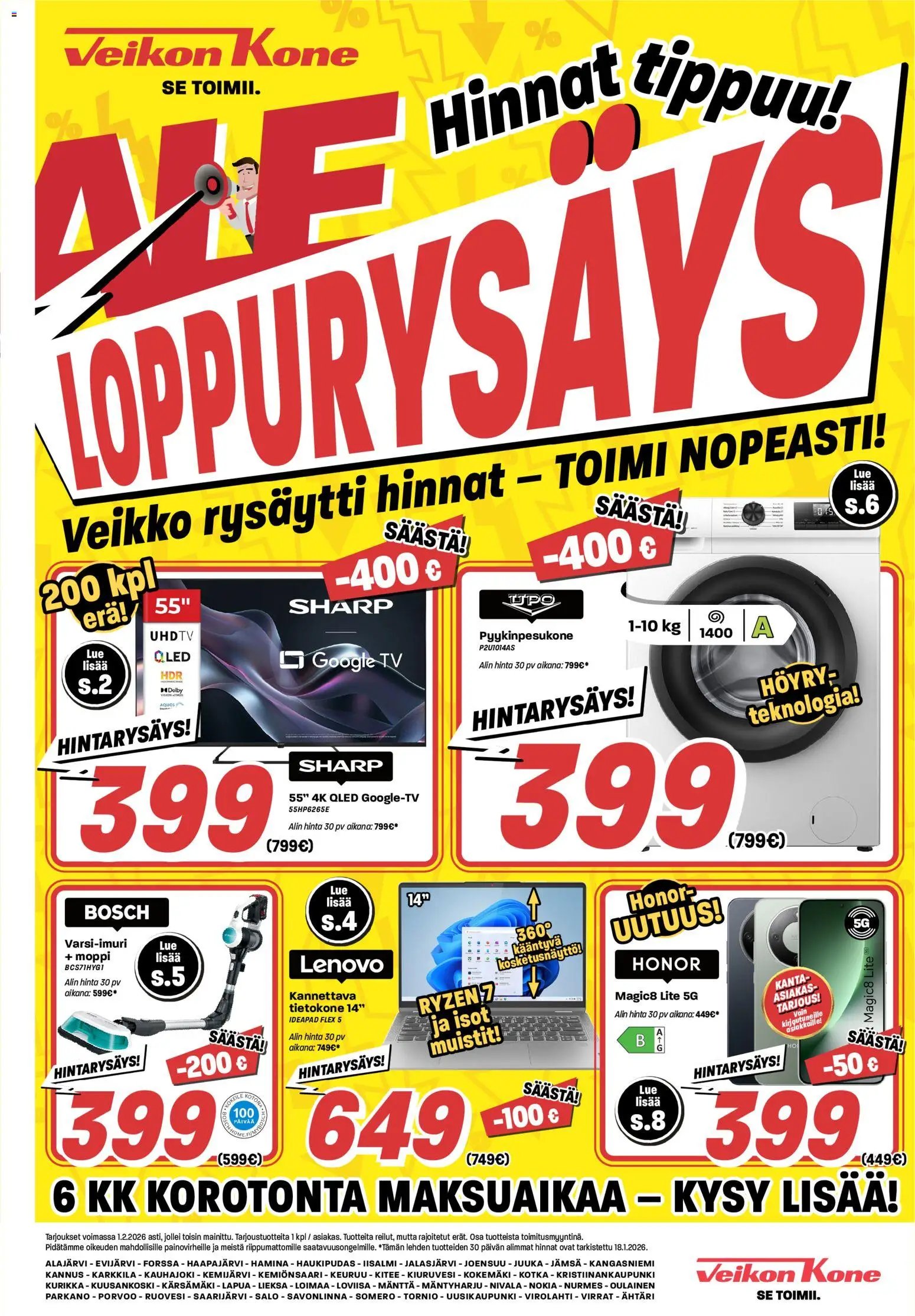 Veikon Kone tarjoukset