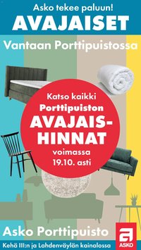 Asko tarjoukset Porttipuisto