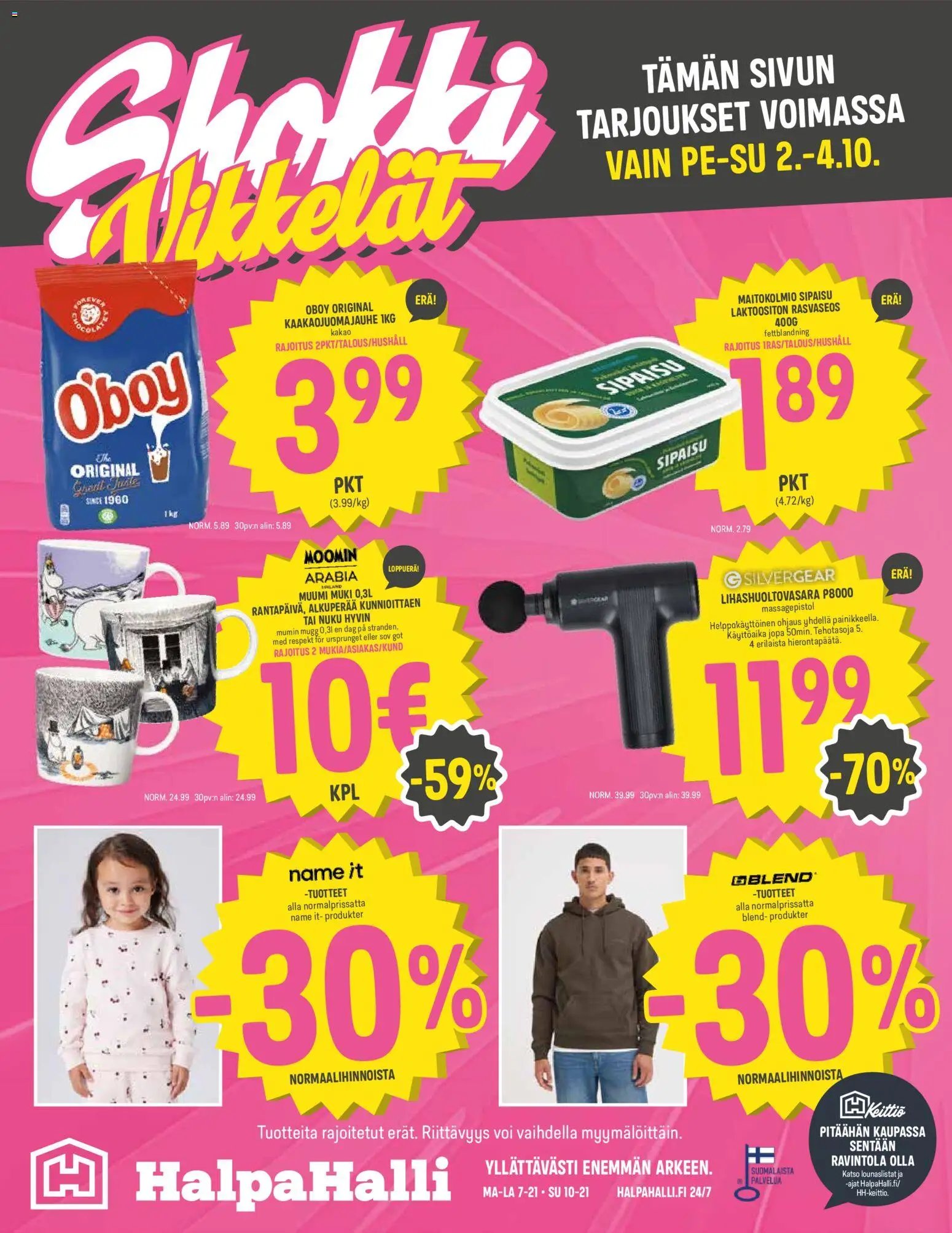 Halpa Halli tarjoukset