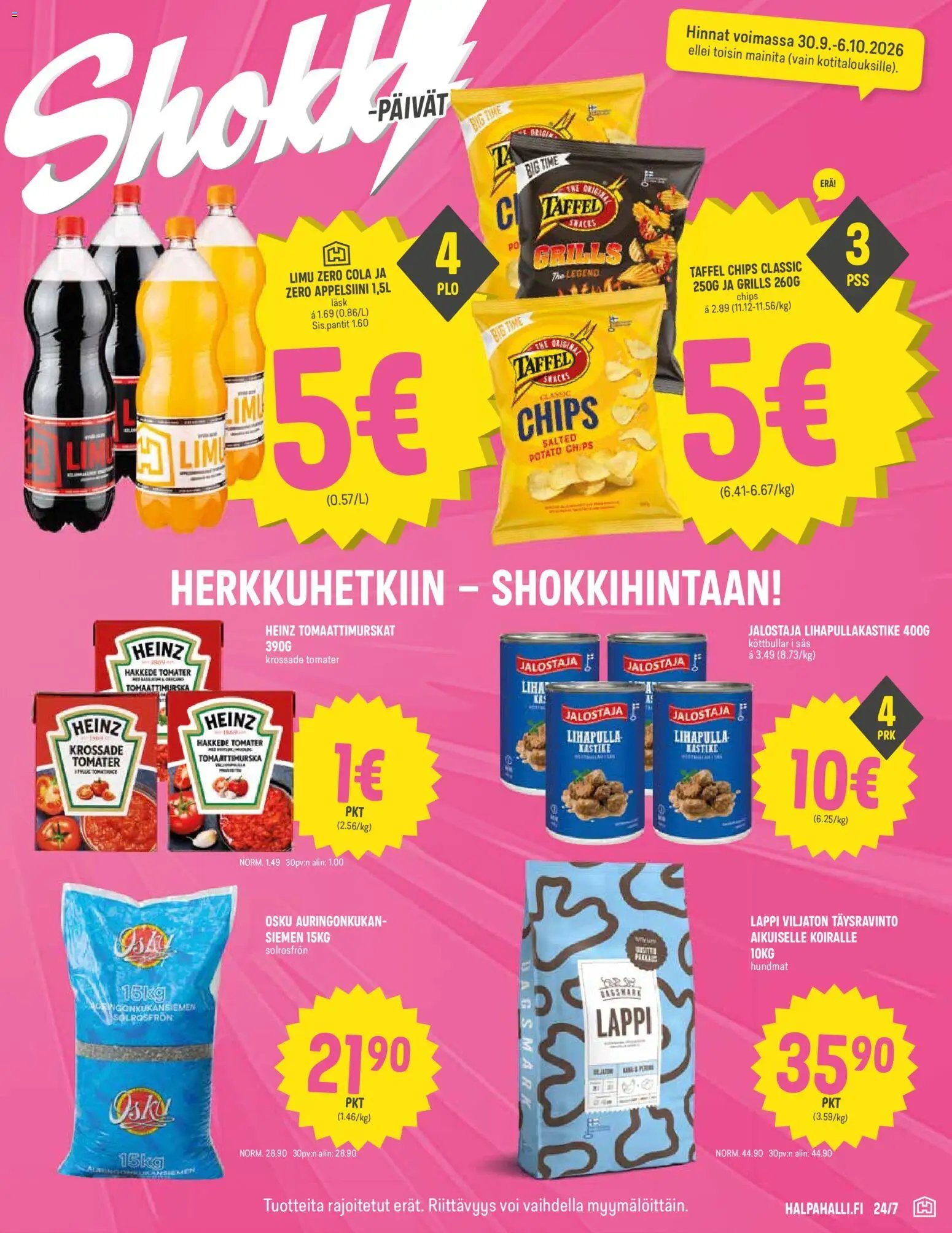 Halpa Halli tarjoukset