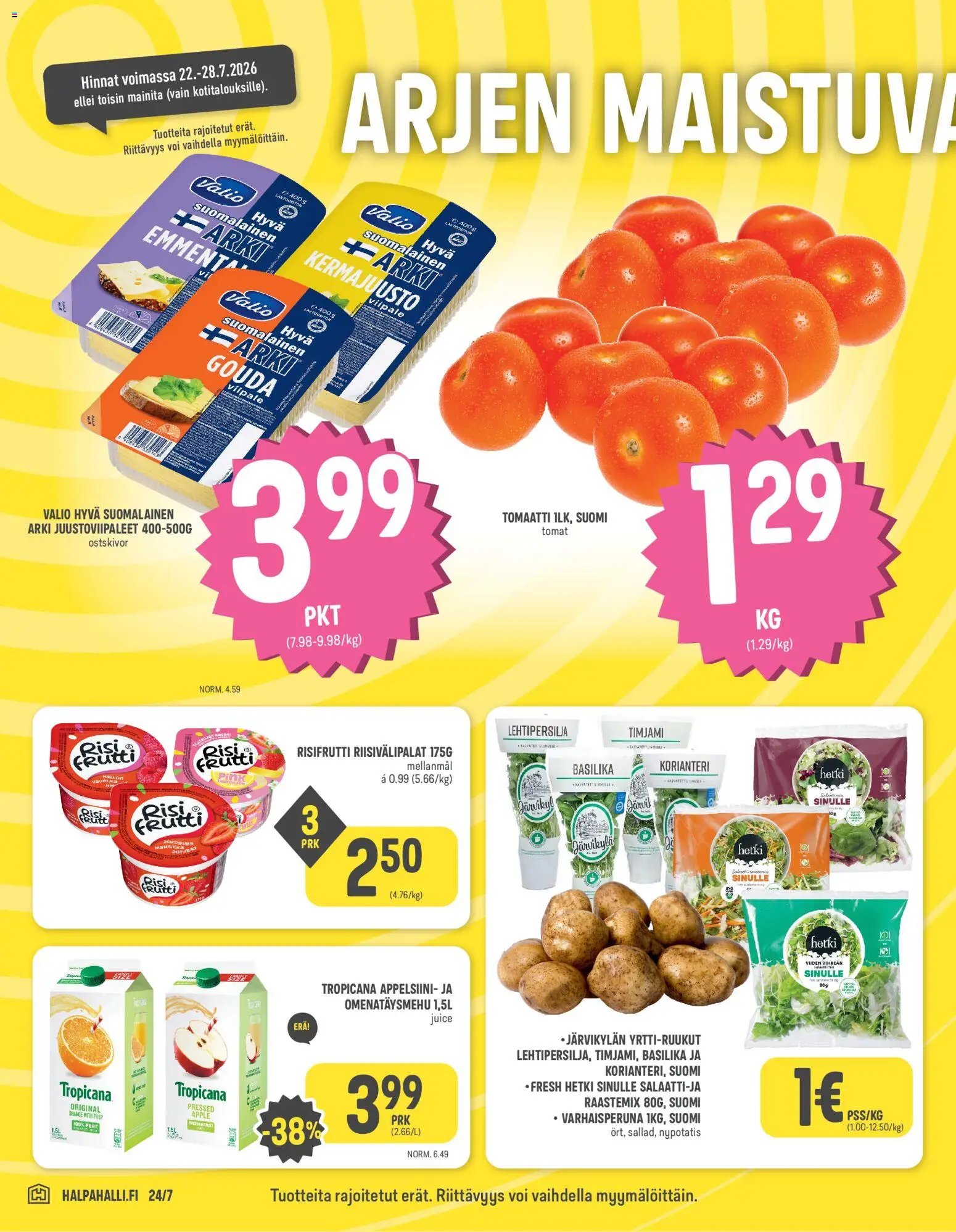 Halpa Halli tarjoukset