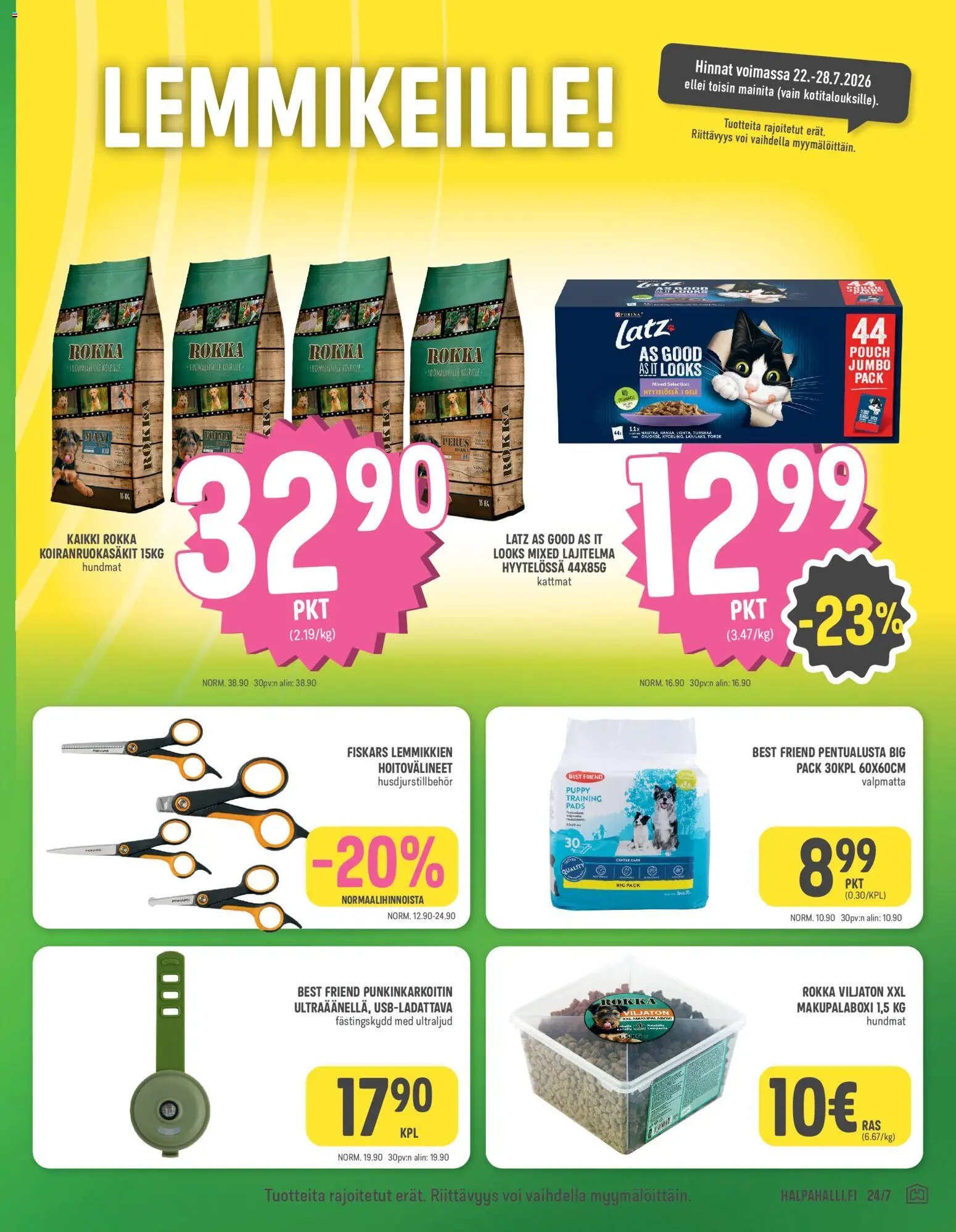 Halpa Halli tarjoukset
