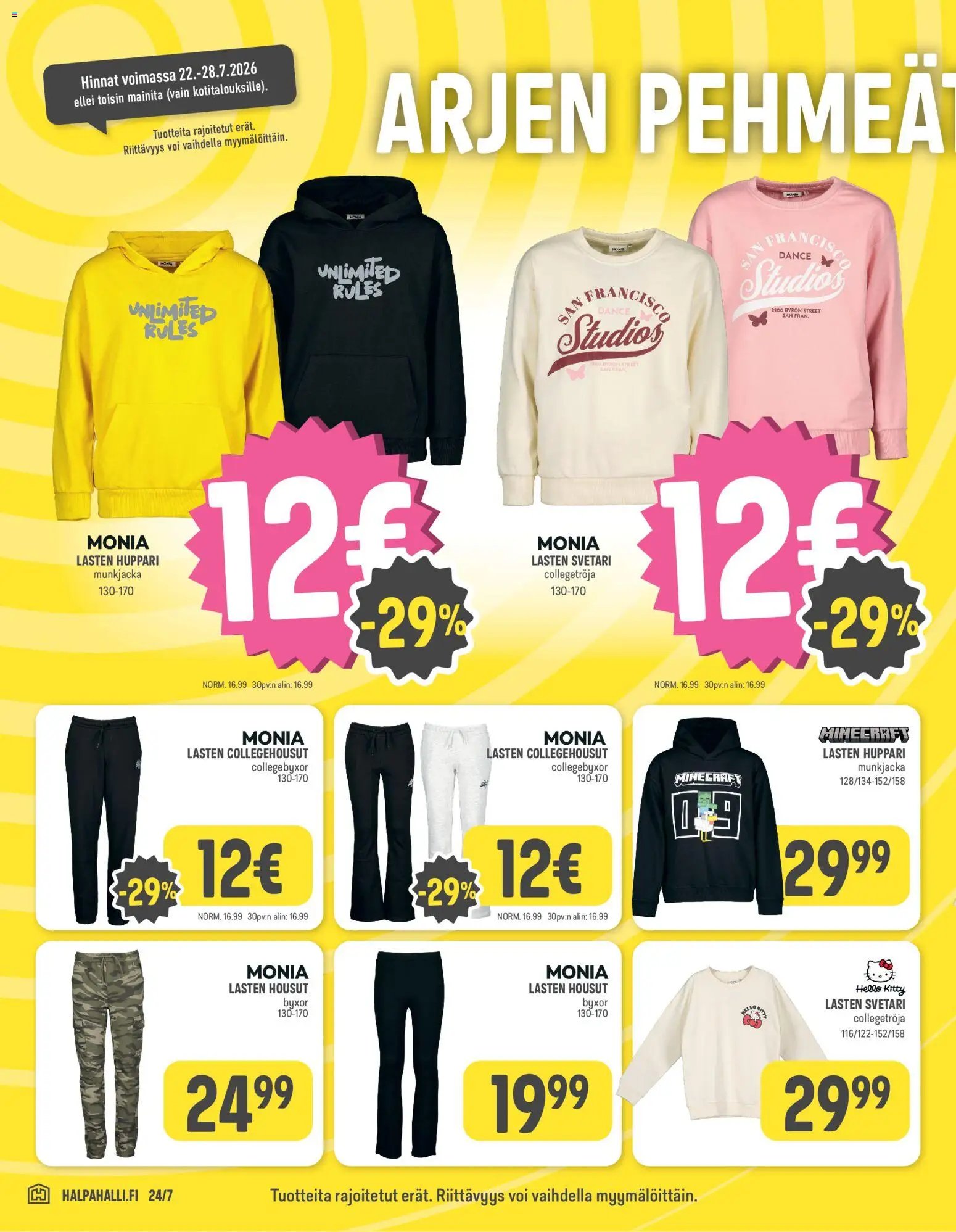 Halpa Halli tarjoukset