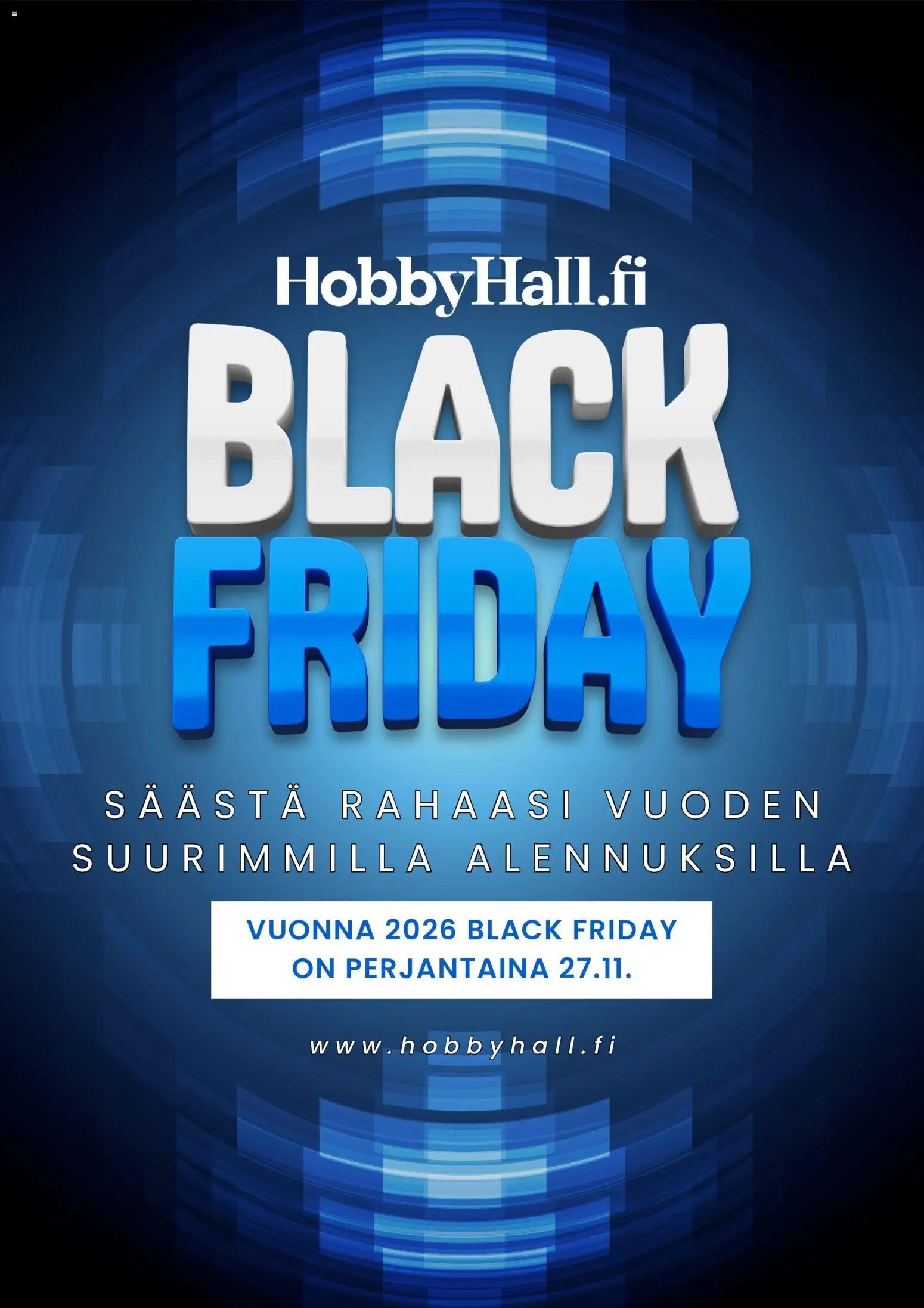 Hobby Hall Black Friday -ennakkoilmoitus