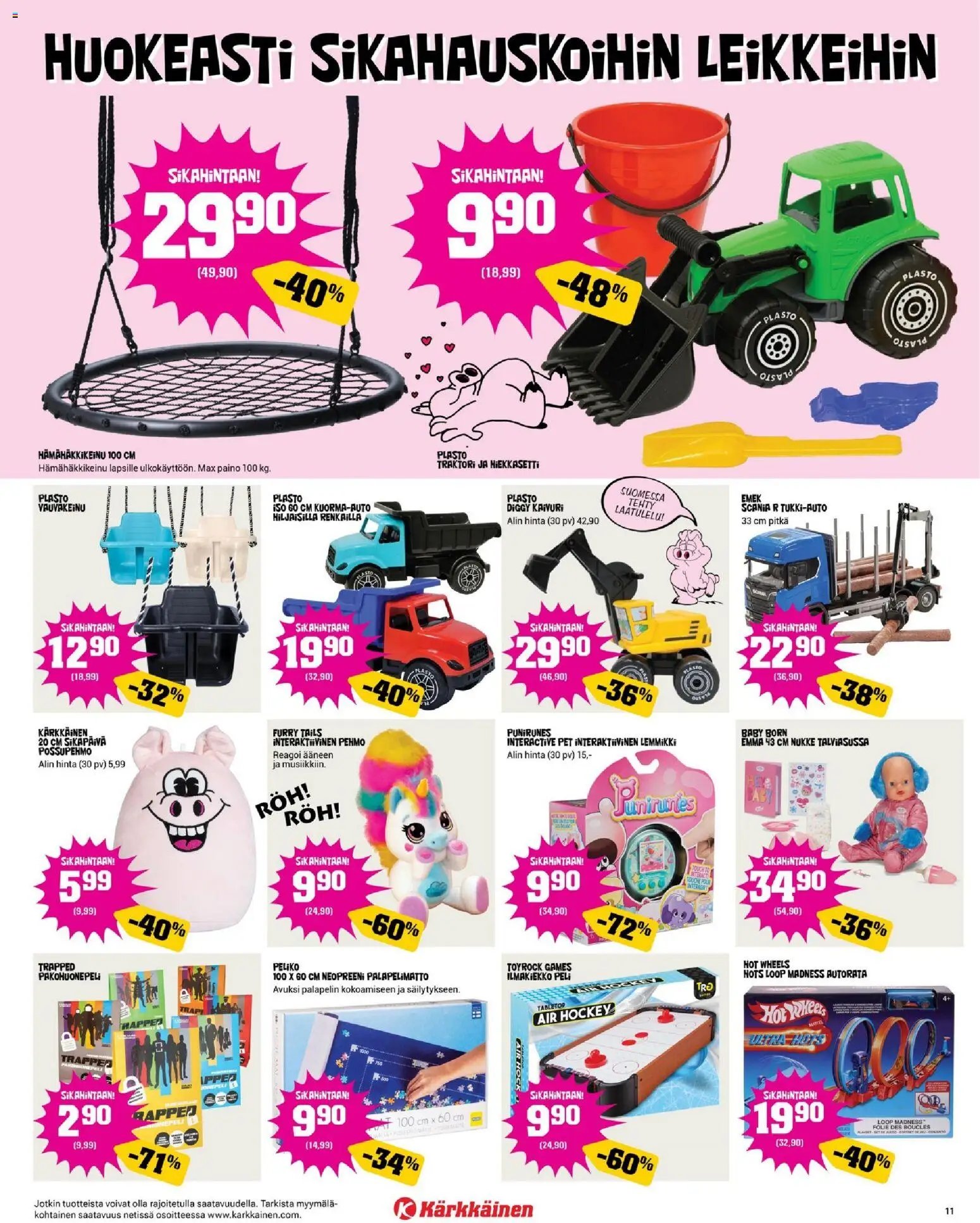 Kärkkäinen tarjoukset