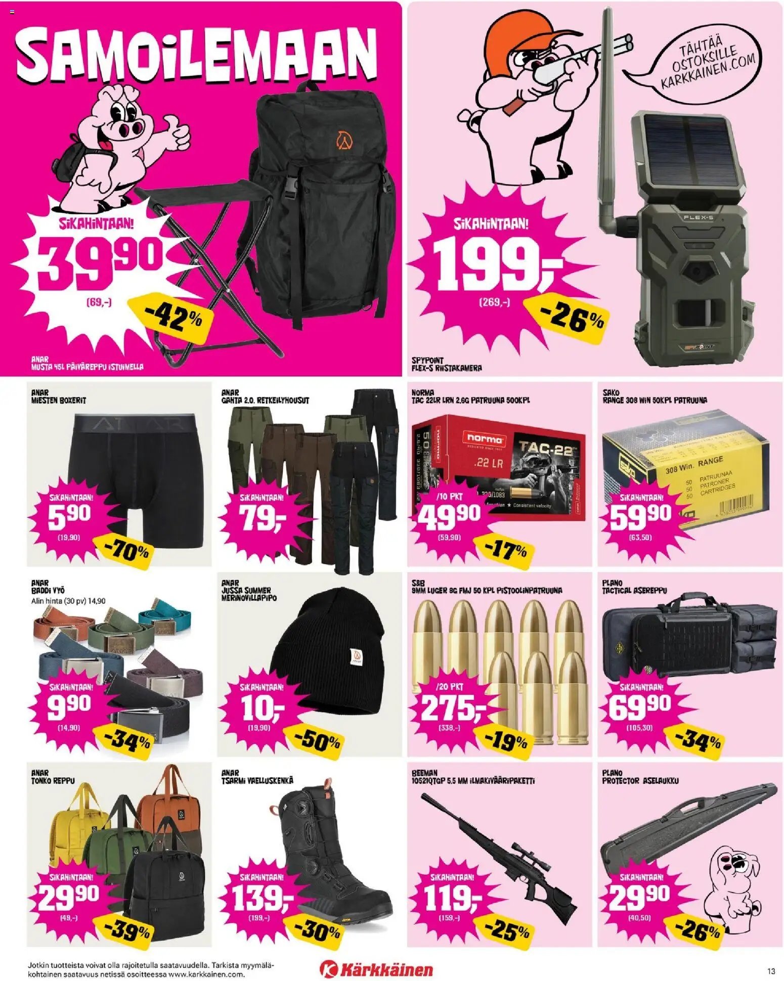 Kärkkäinen tarjoukset