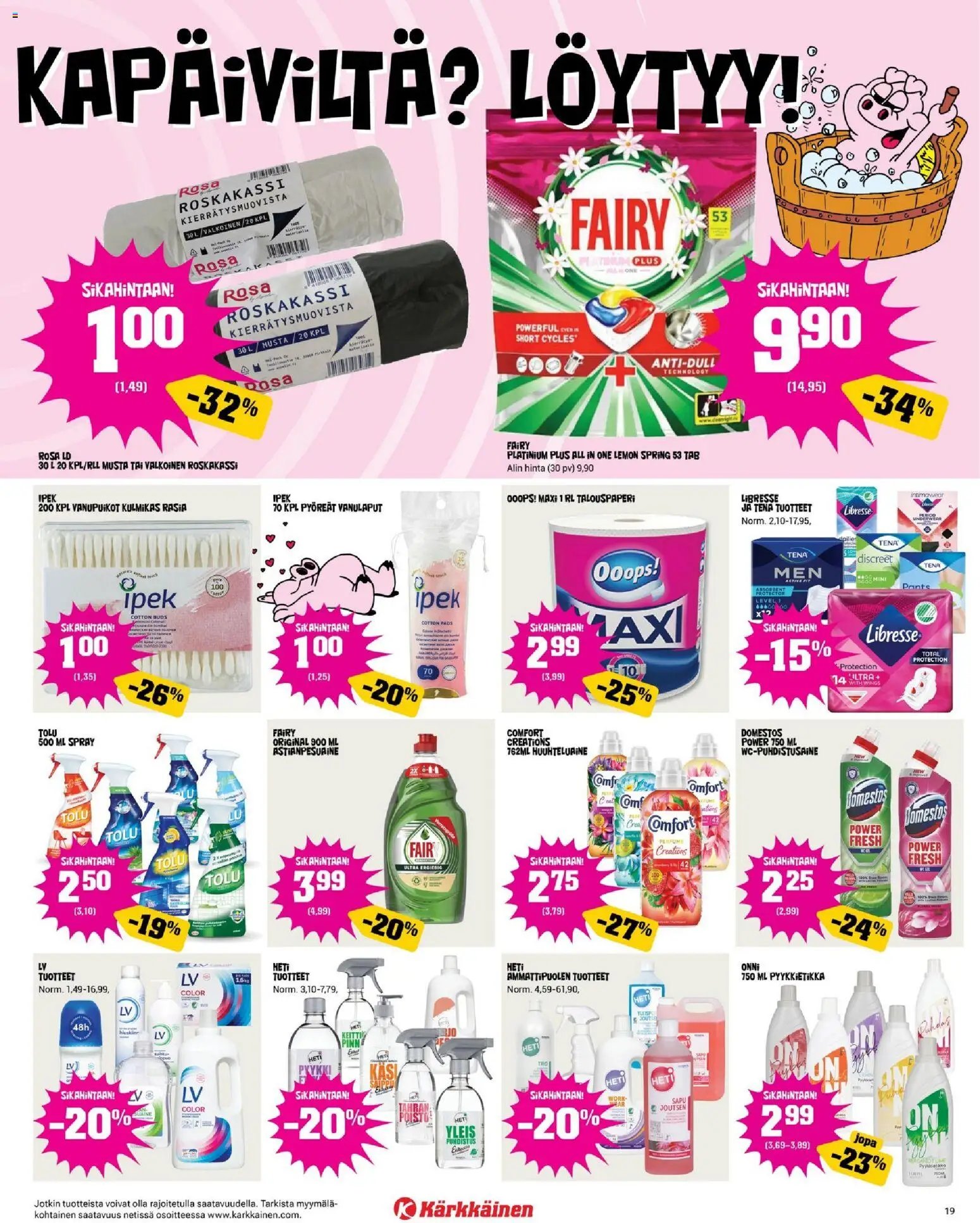 Kärkkäinen tarjoukset