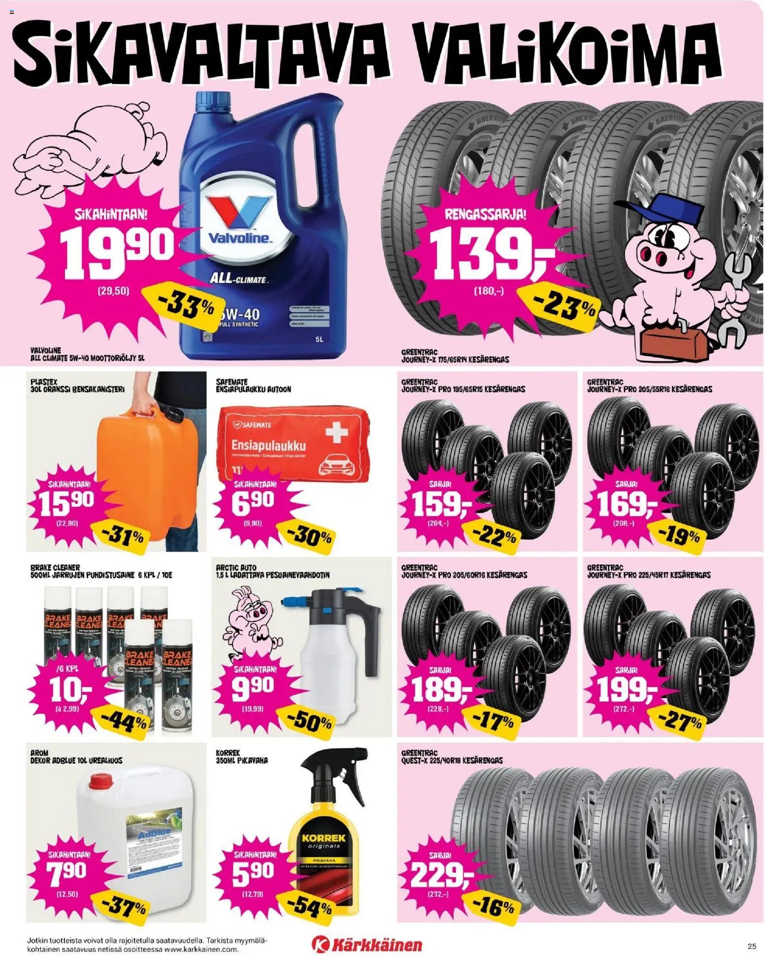 Kärkkäinen tarjoukset