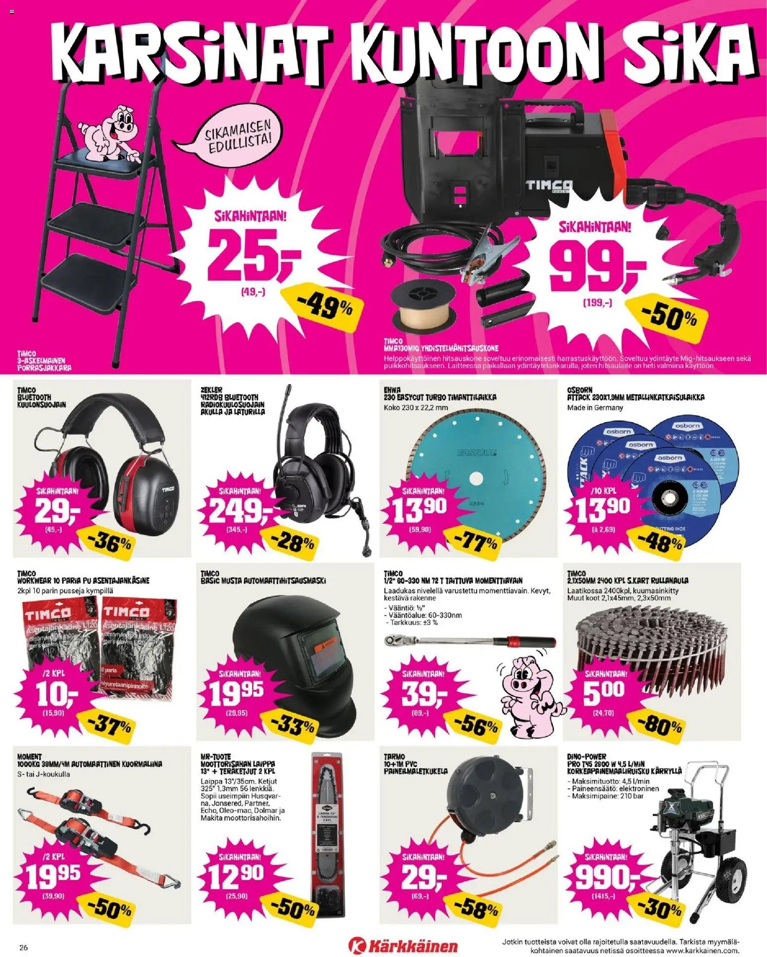 Kärkkäinen tarjoukset