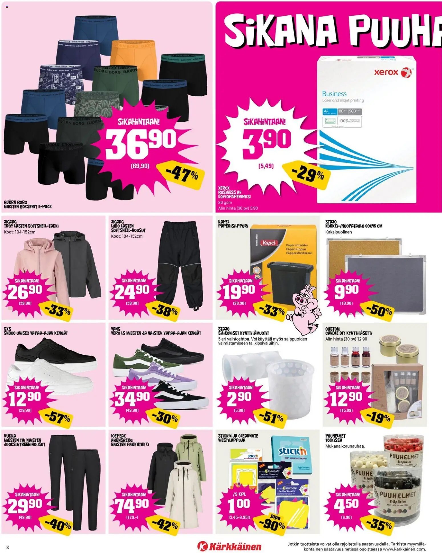 Kärkkäinen tarjoukset