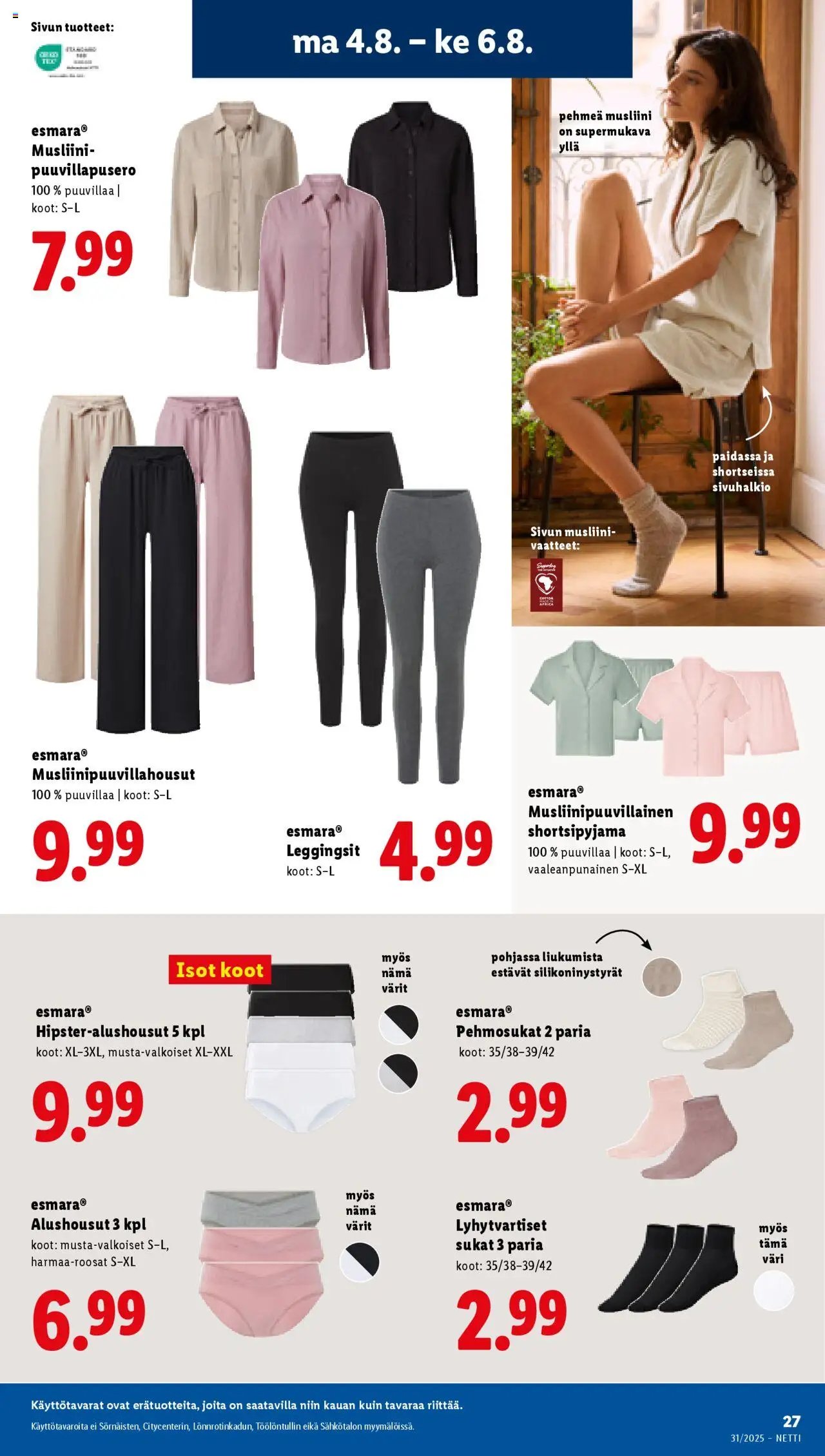 Lidl tarjoukset (2025-07-31 - 2025-08-06)