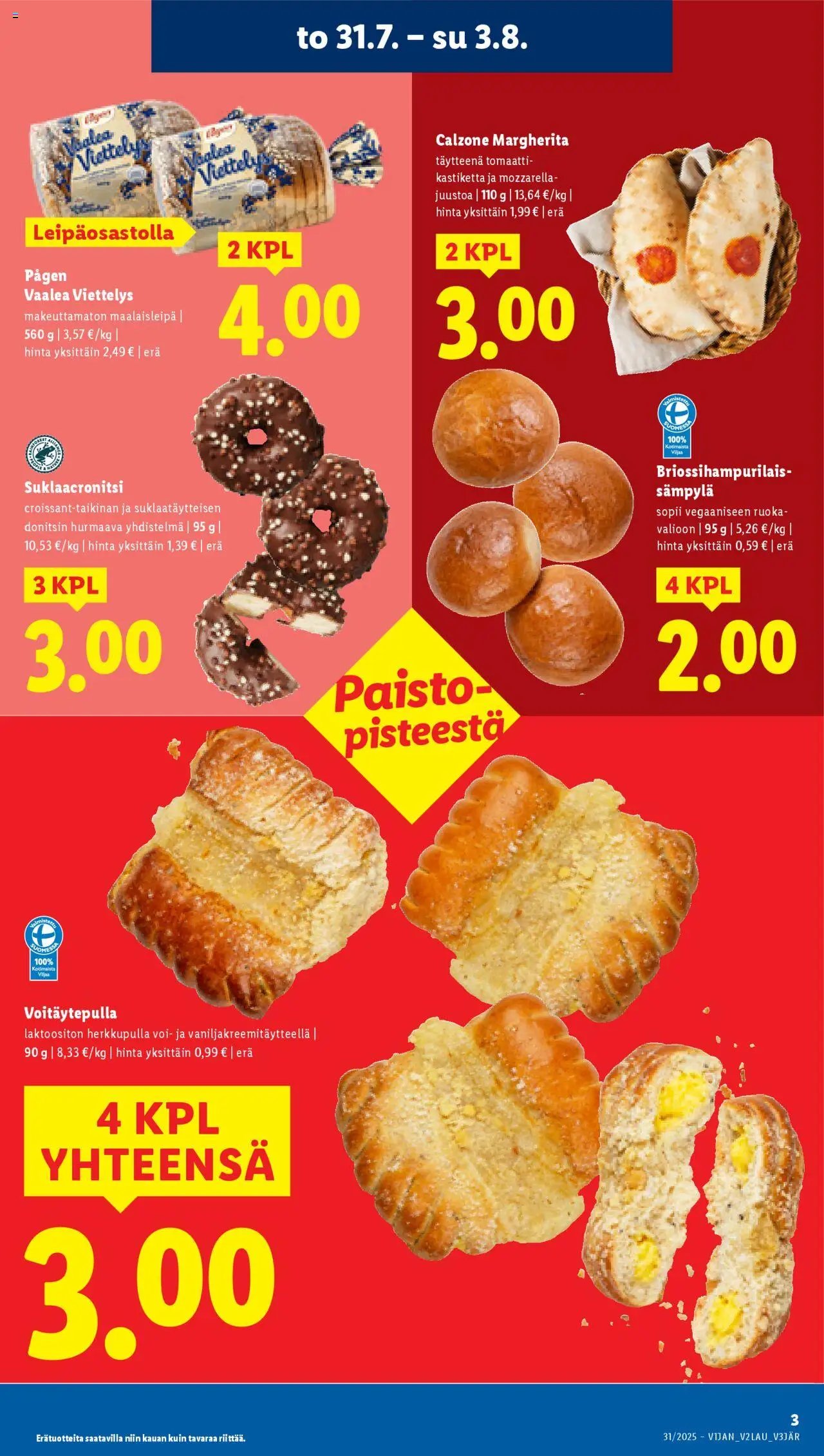 Lidl tarjoukset (2025-07-31 - 2025-08-06)