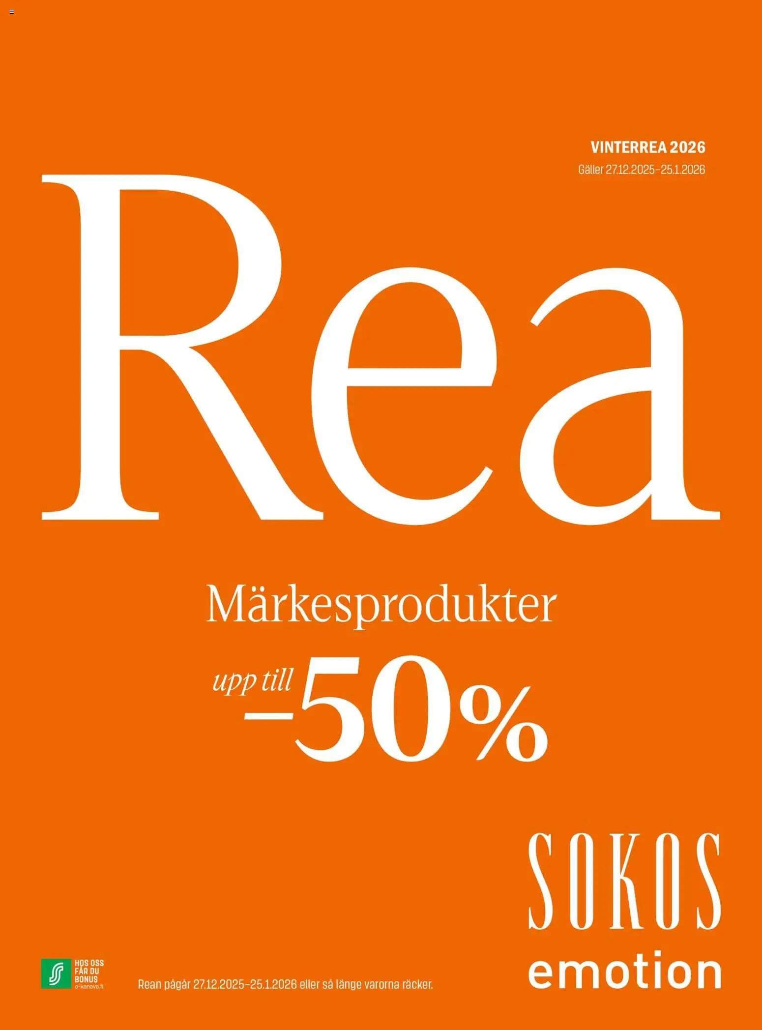 Sokos - Tarjoukset - Emotion