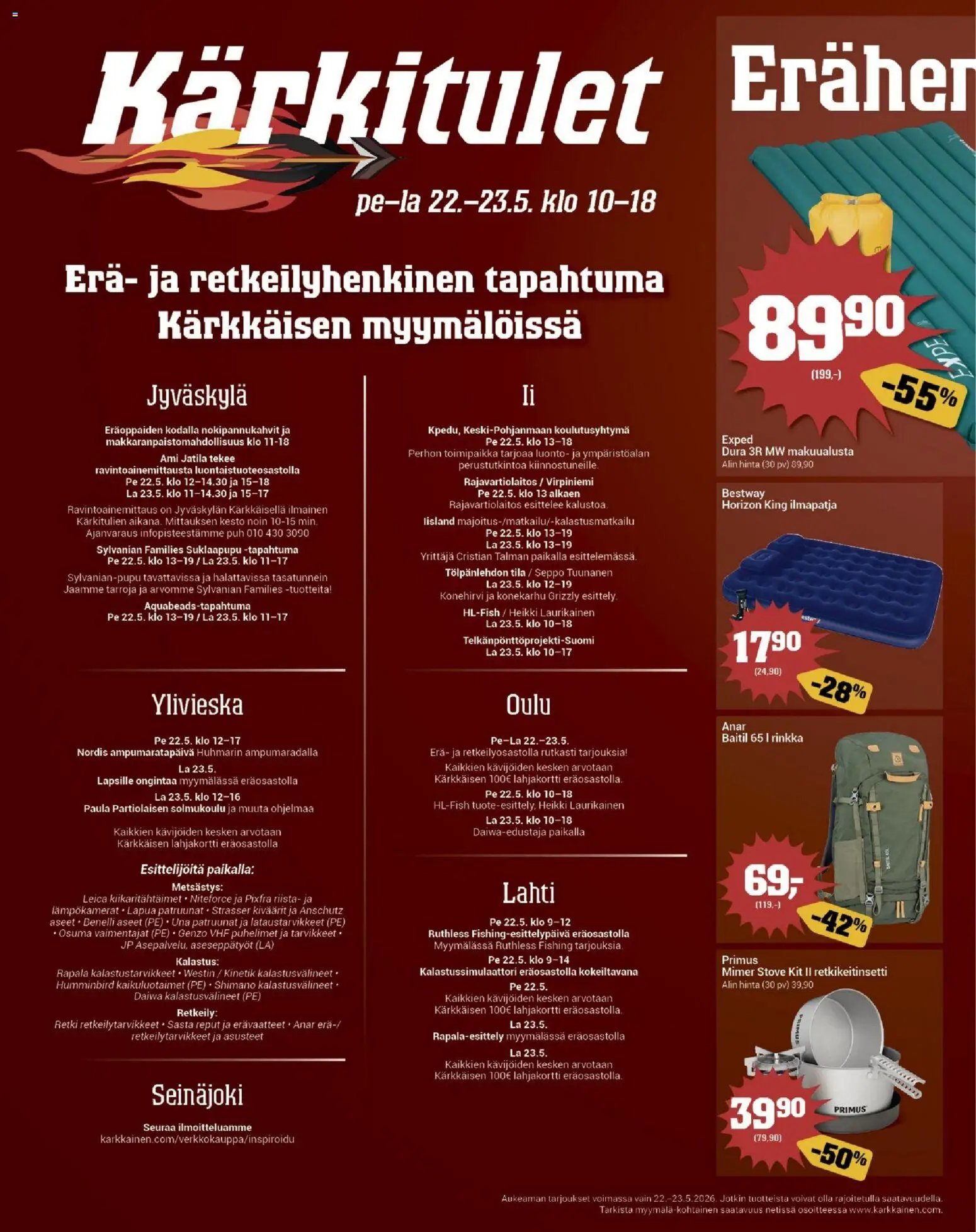 Kärkkäinen tarjoukset - Seinäjoen alue