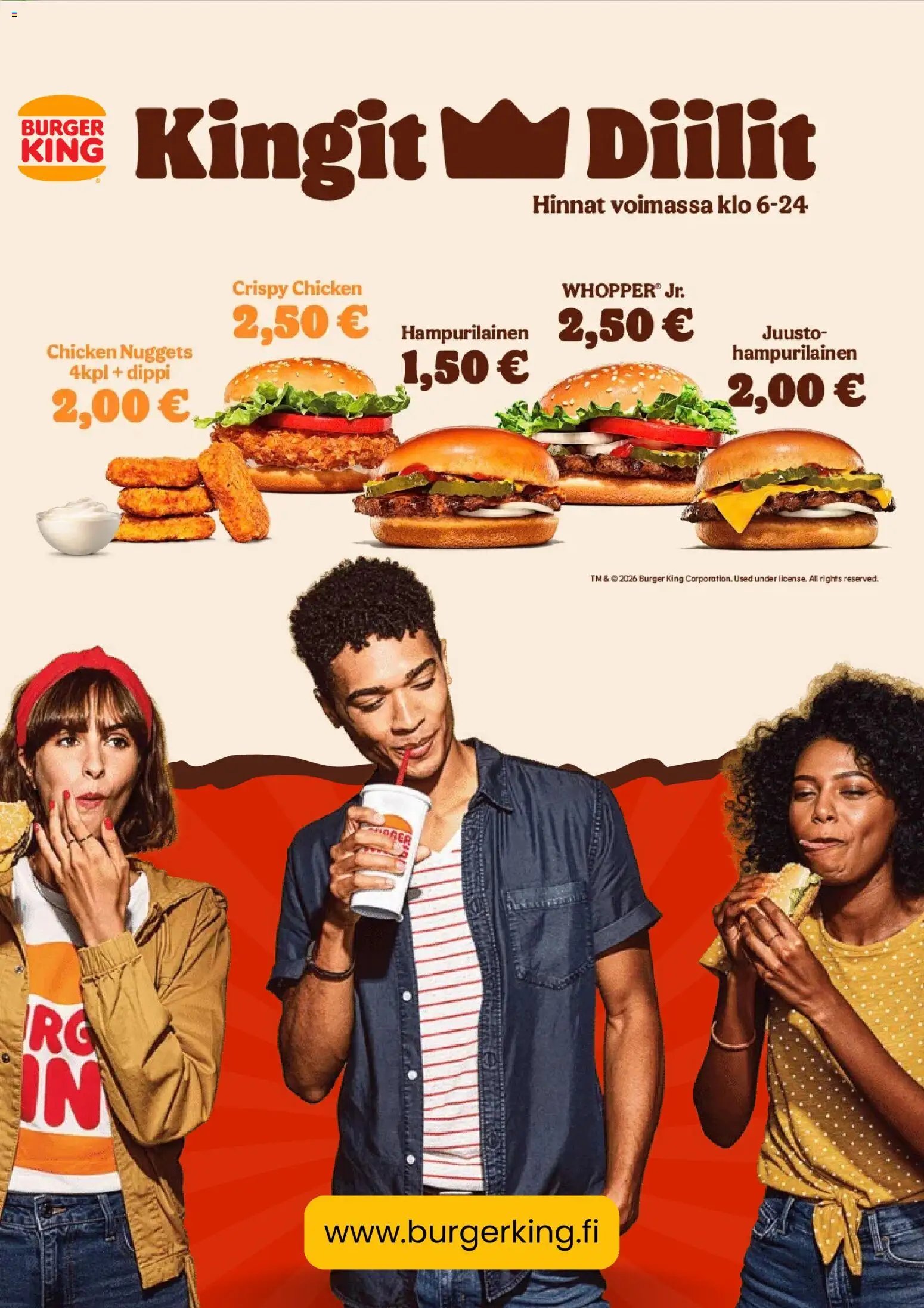 Burger King tarjoukset