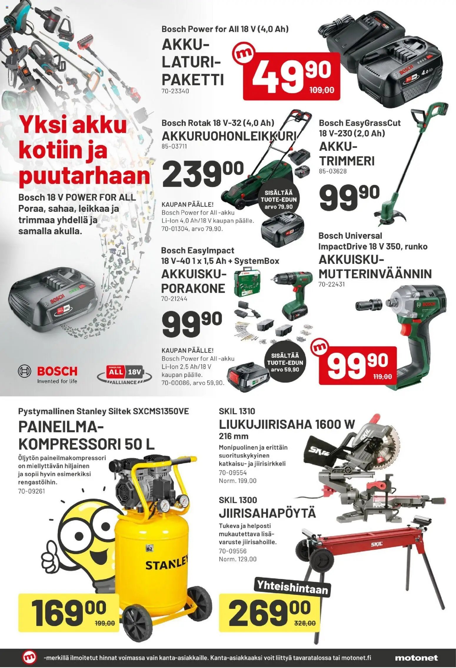 Motonet tarjoukset