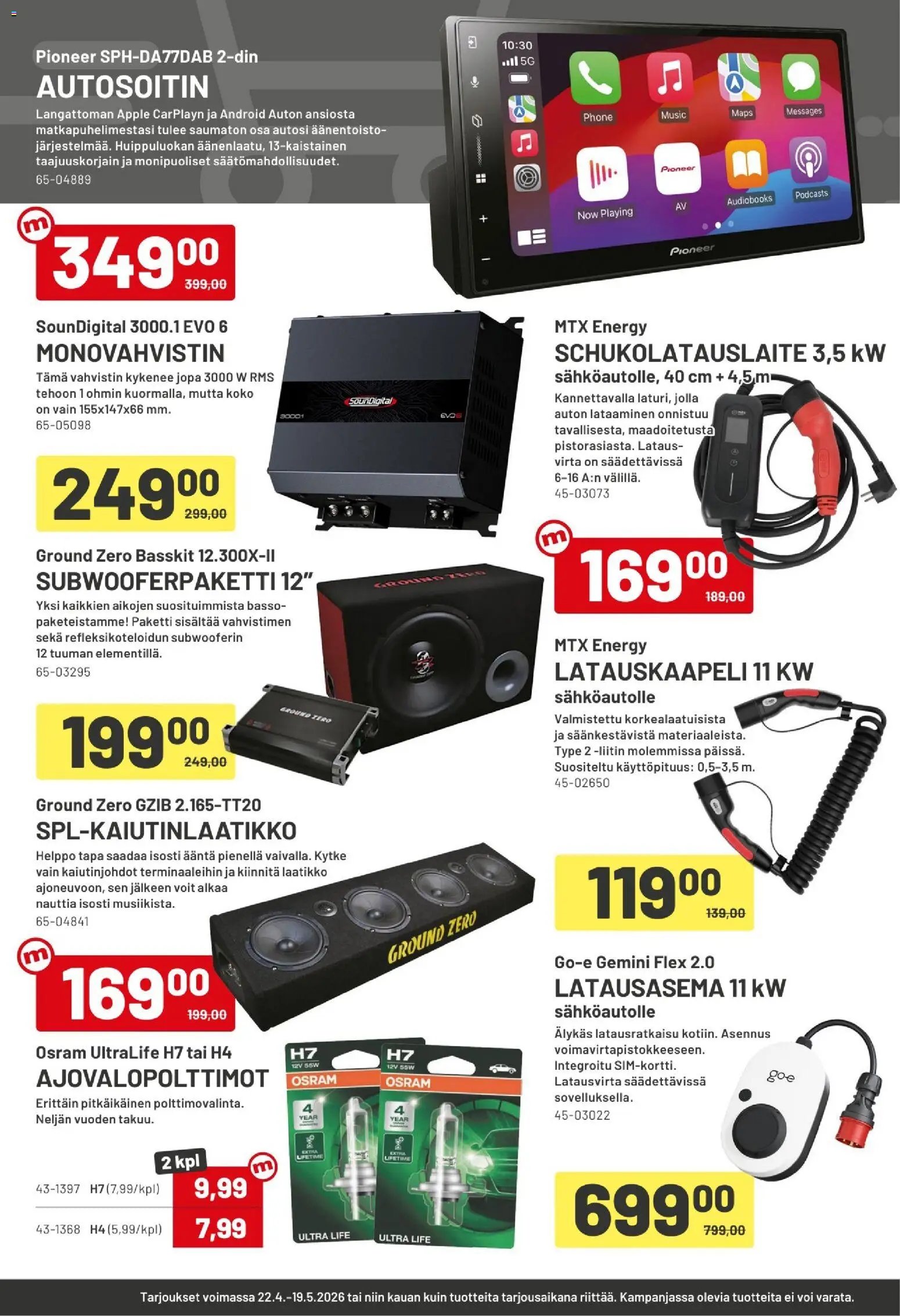 Motonet tarjoukset