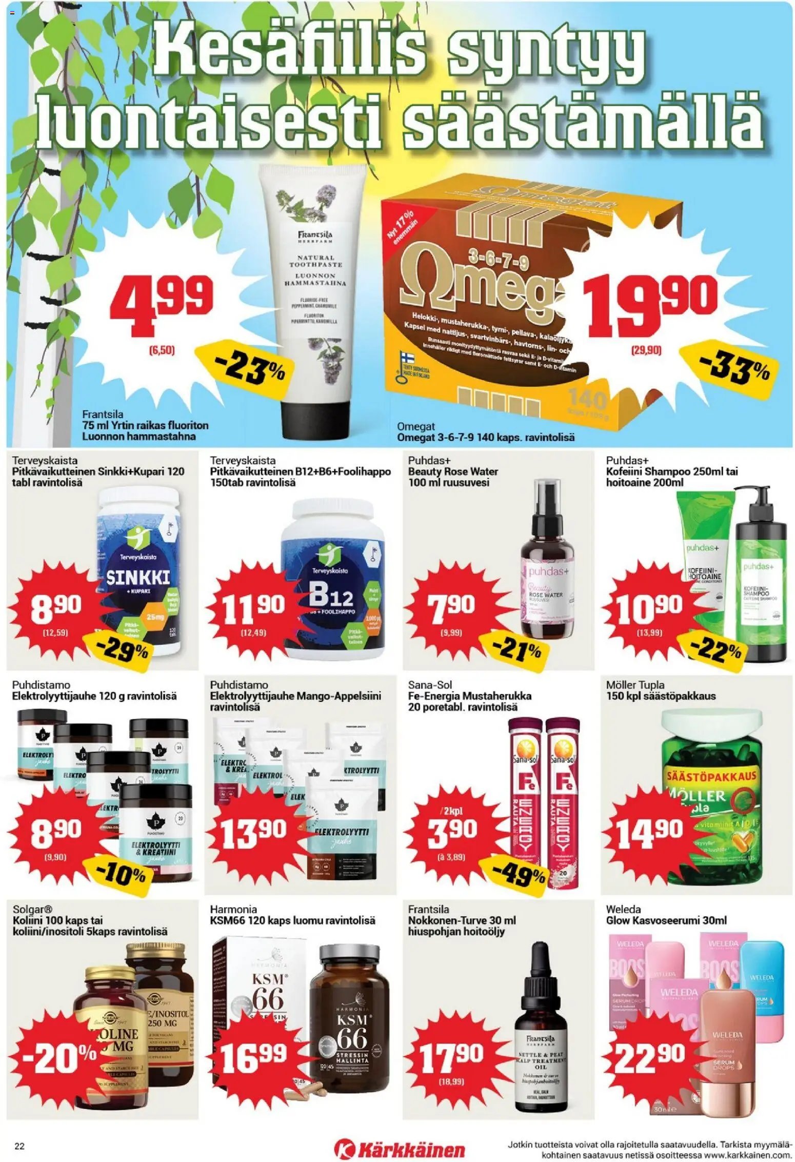 Kärkkäinen tarjoukset