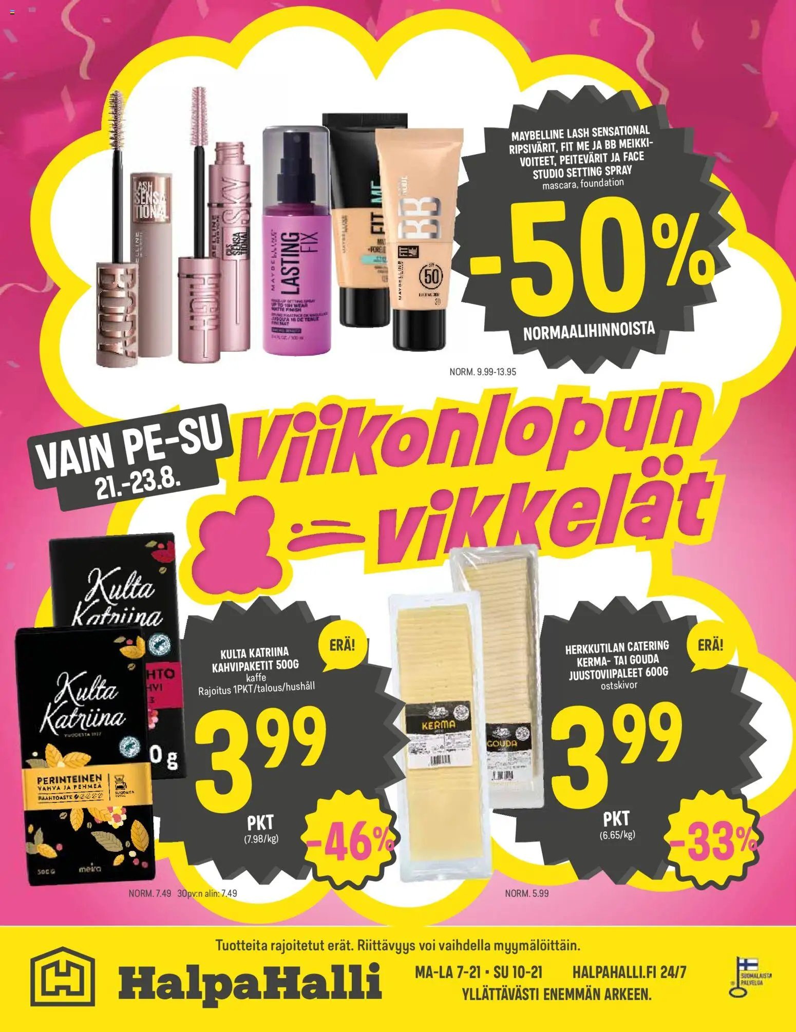 Halpa Halli tarjoukset