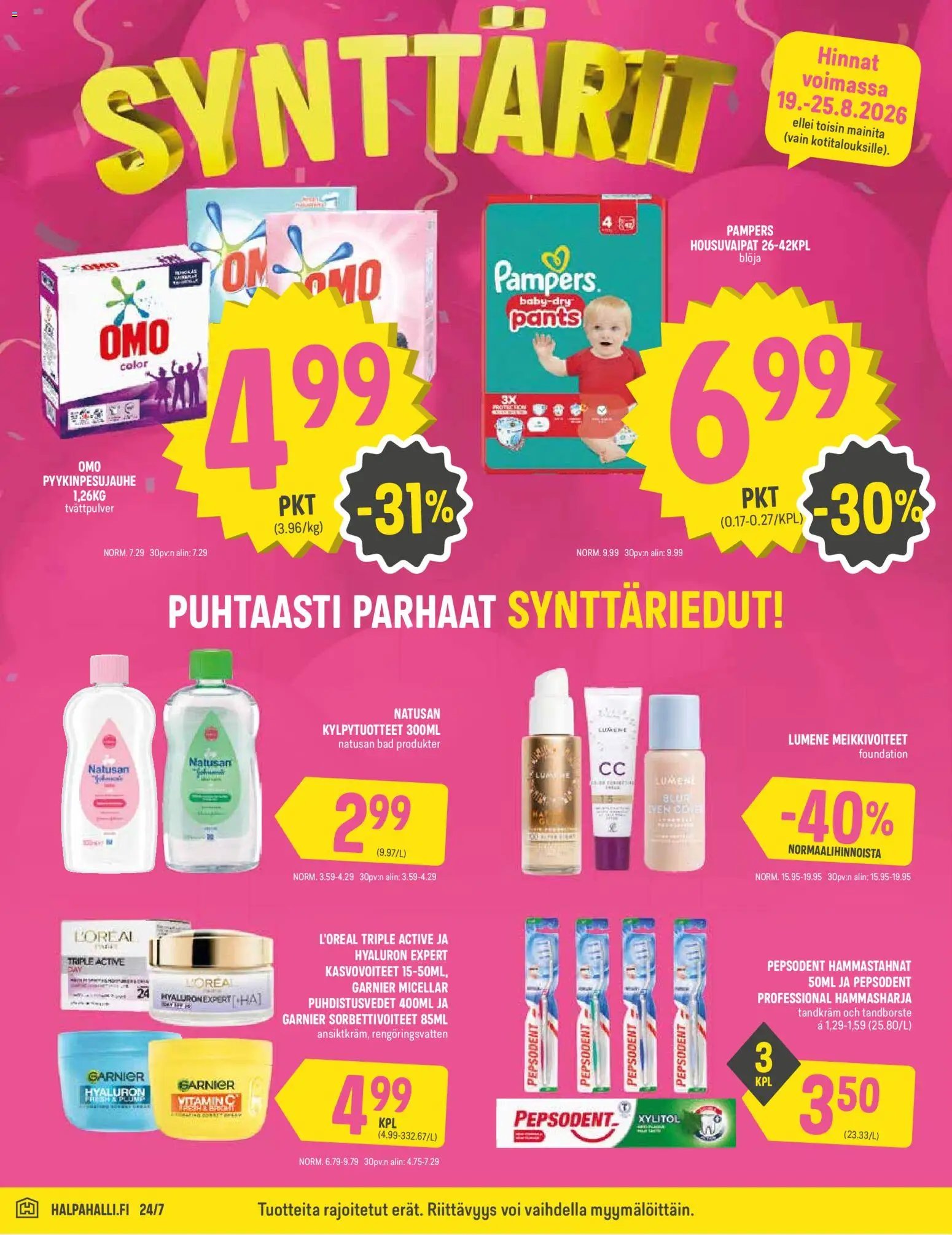 Halpa Halli tarjoukset