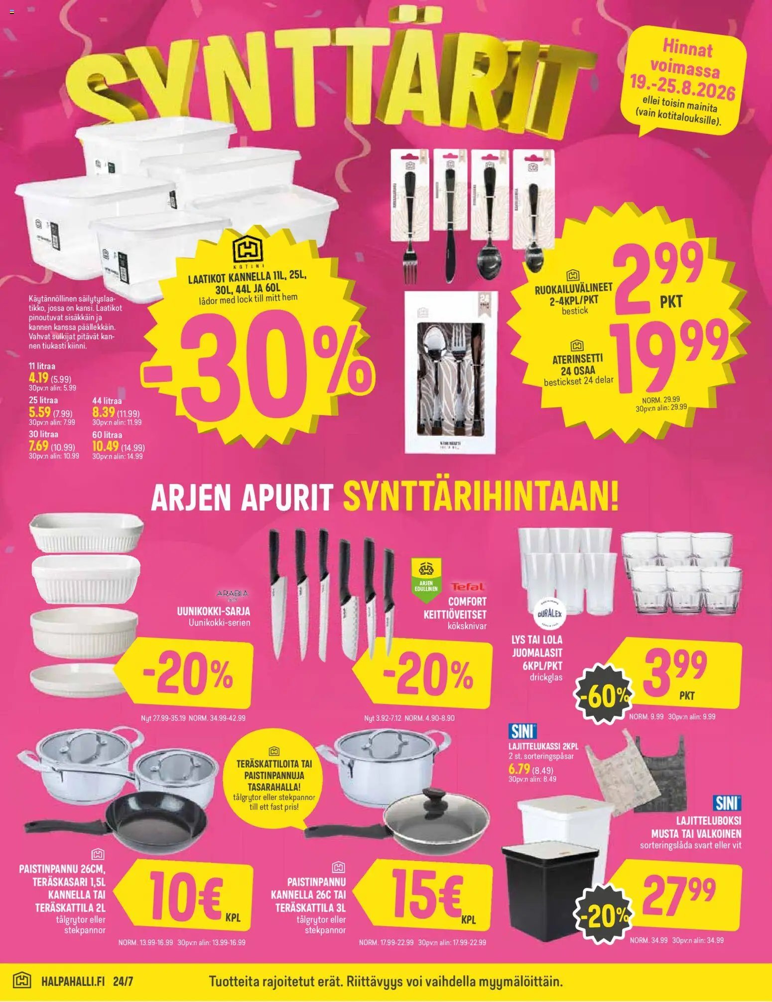 Halpa Halli tarjoukset