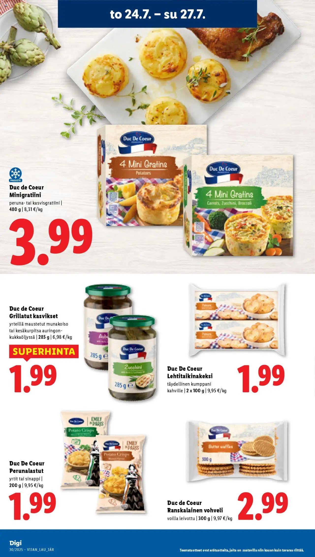 Lidl tarjoukset (2025-07-24 - 2025-07-30)