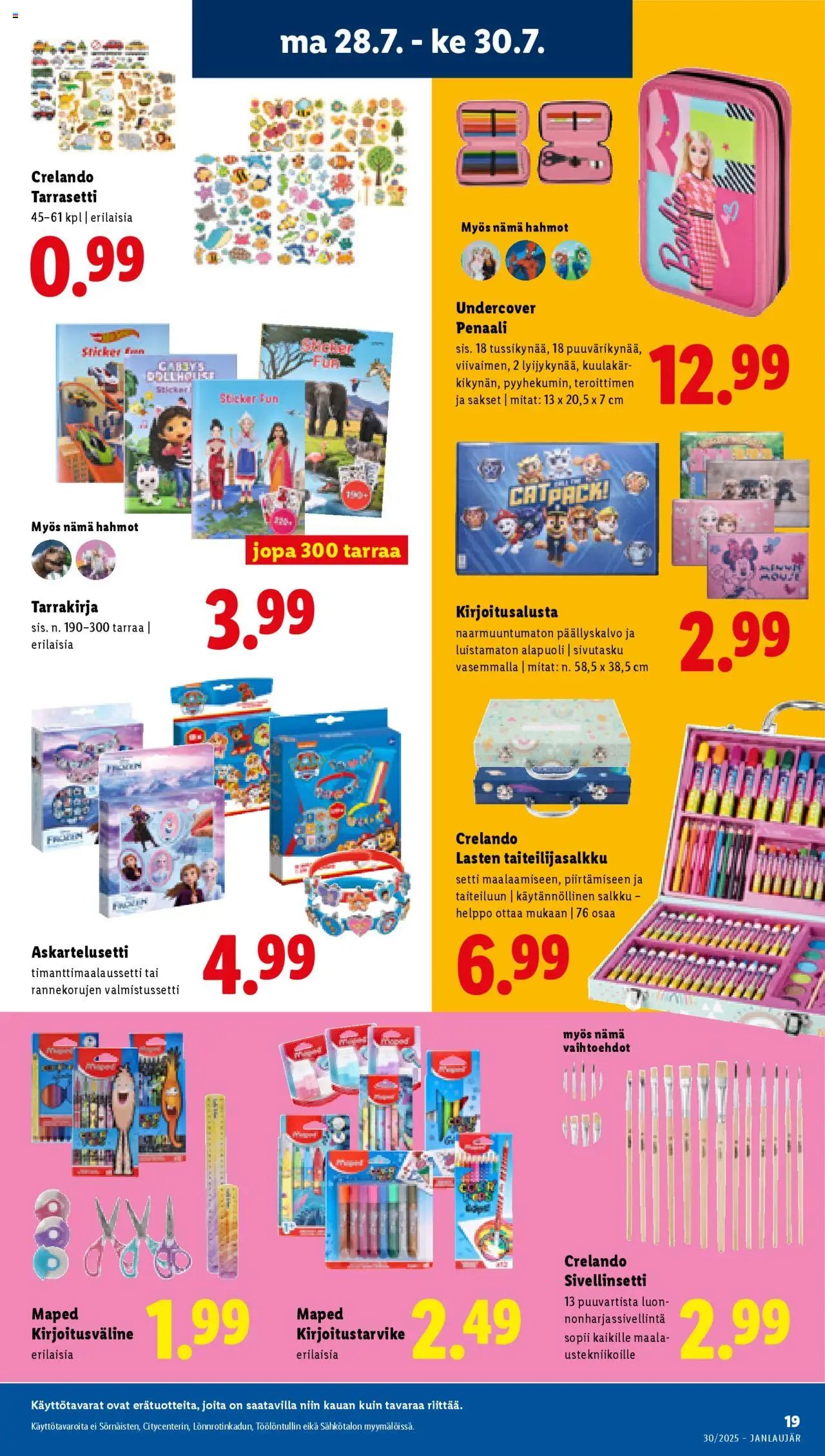 Lidl tarjoukset (2025-07-24 - 2025-07-30)