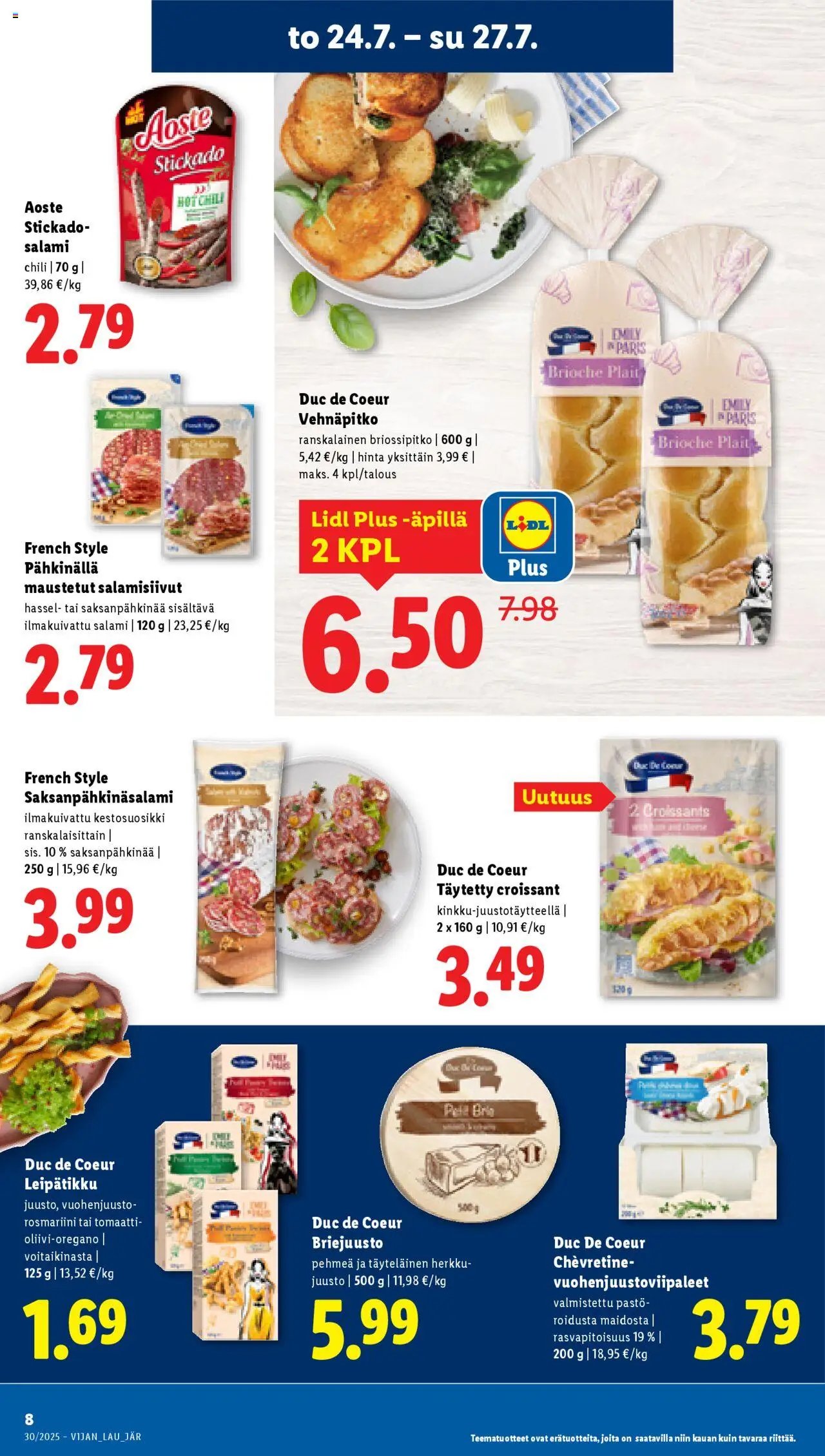 Lidl tarjoukset (2025-07-24 - 2025-07-30)