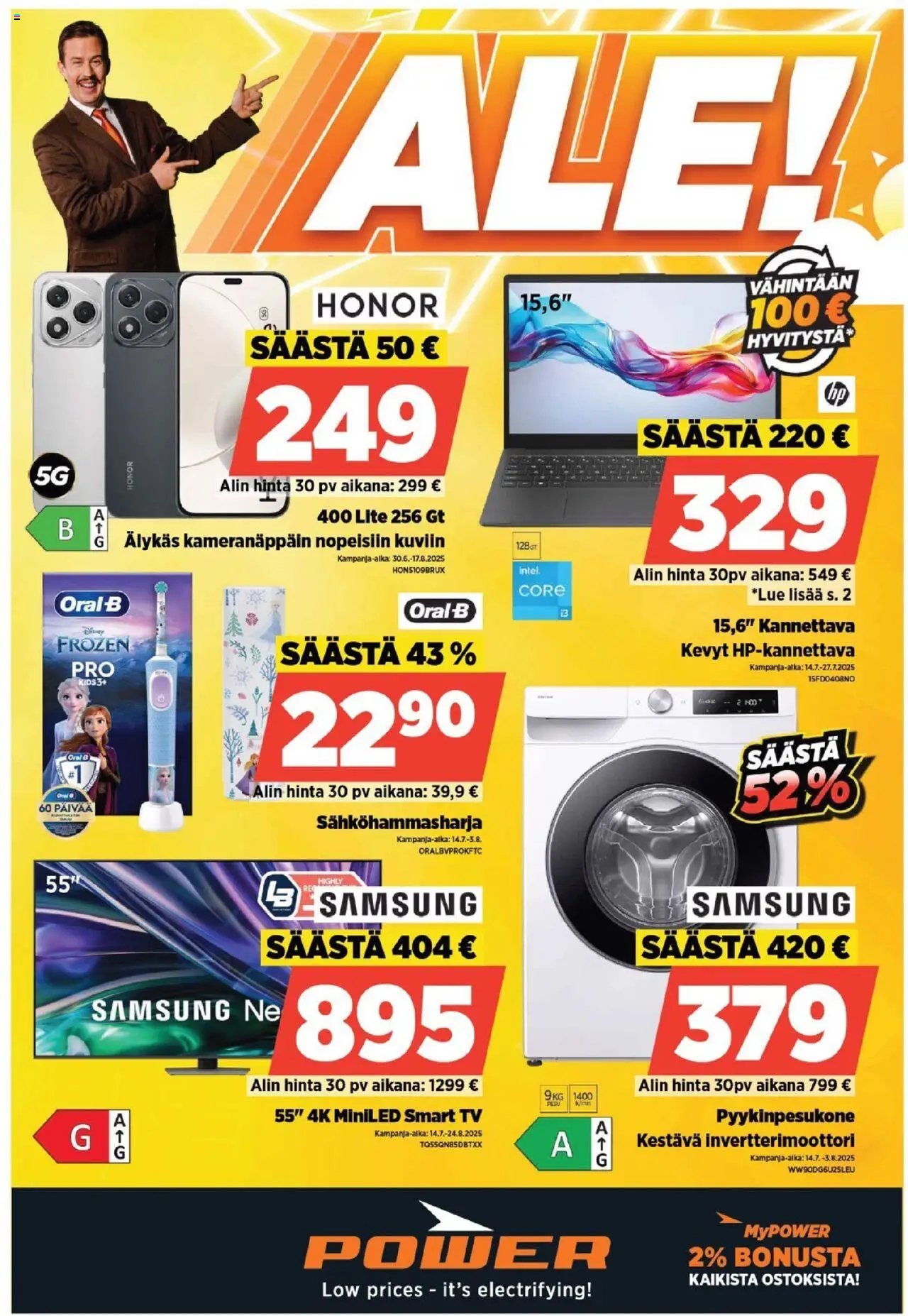Power tarjoukset (2025-07-14 - 2025-07-31)