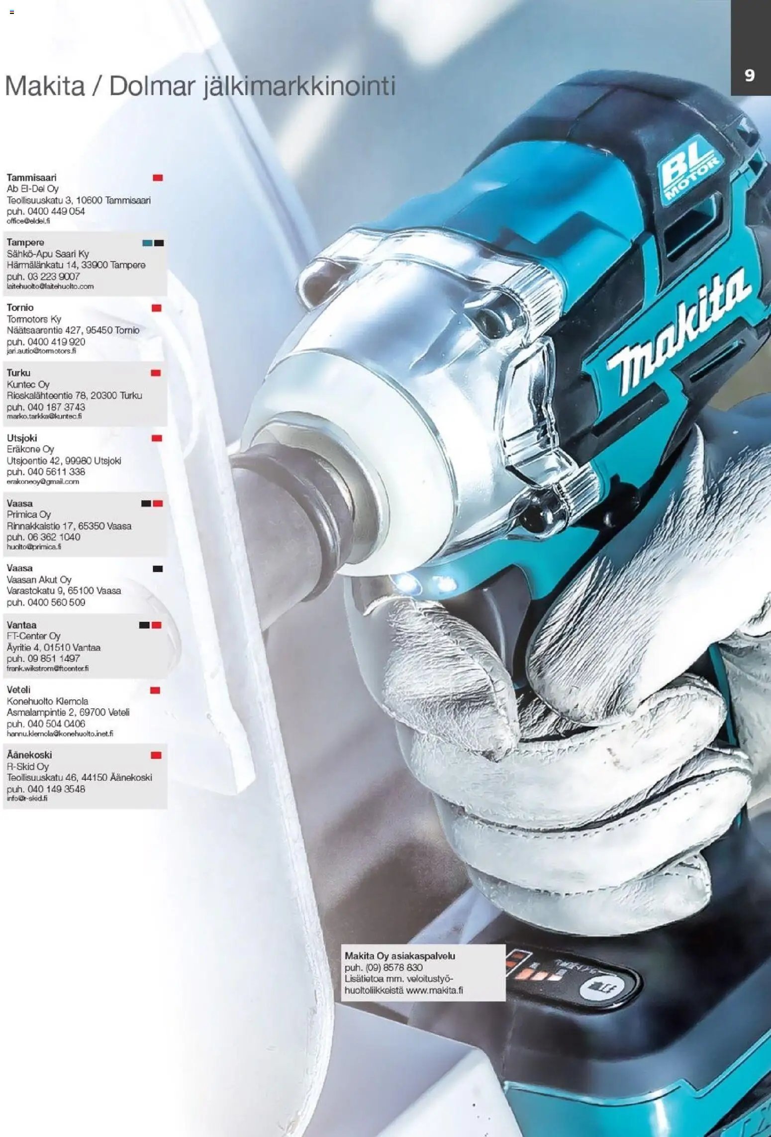 Makita - Tuoteluettelo 2026