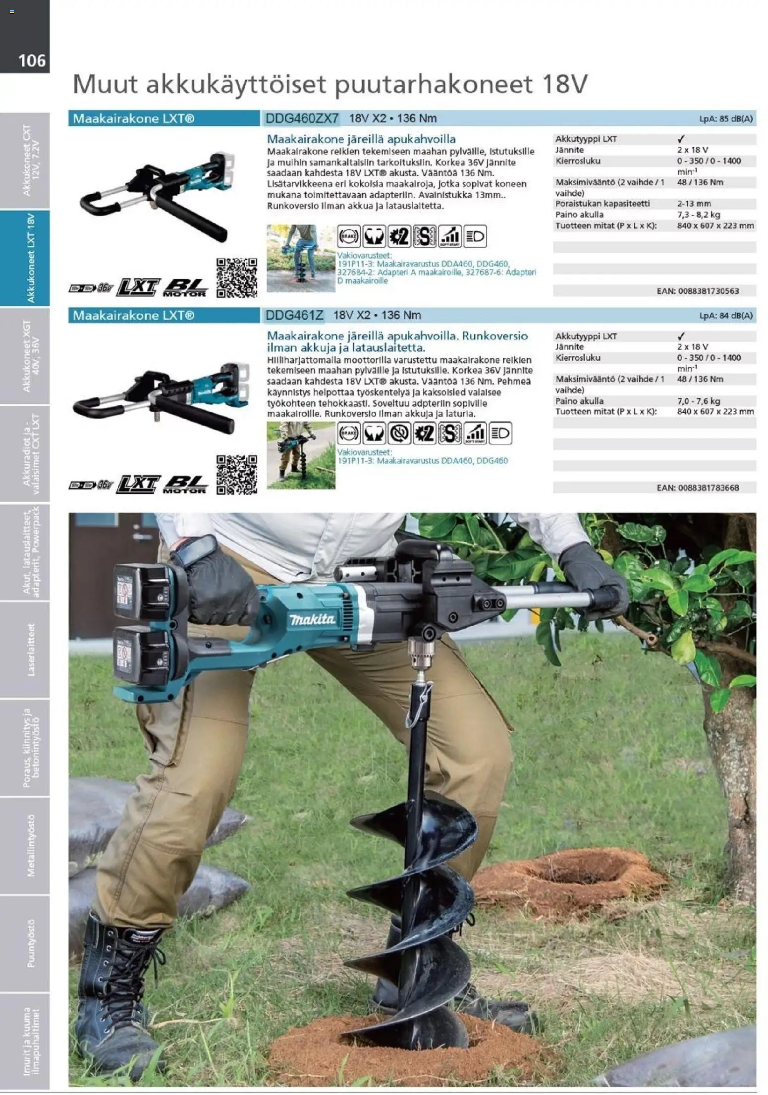 Makita - Tuoteluettelo 2026