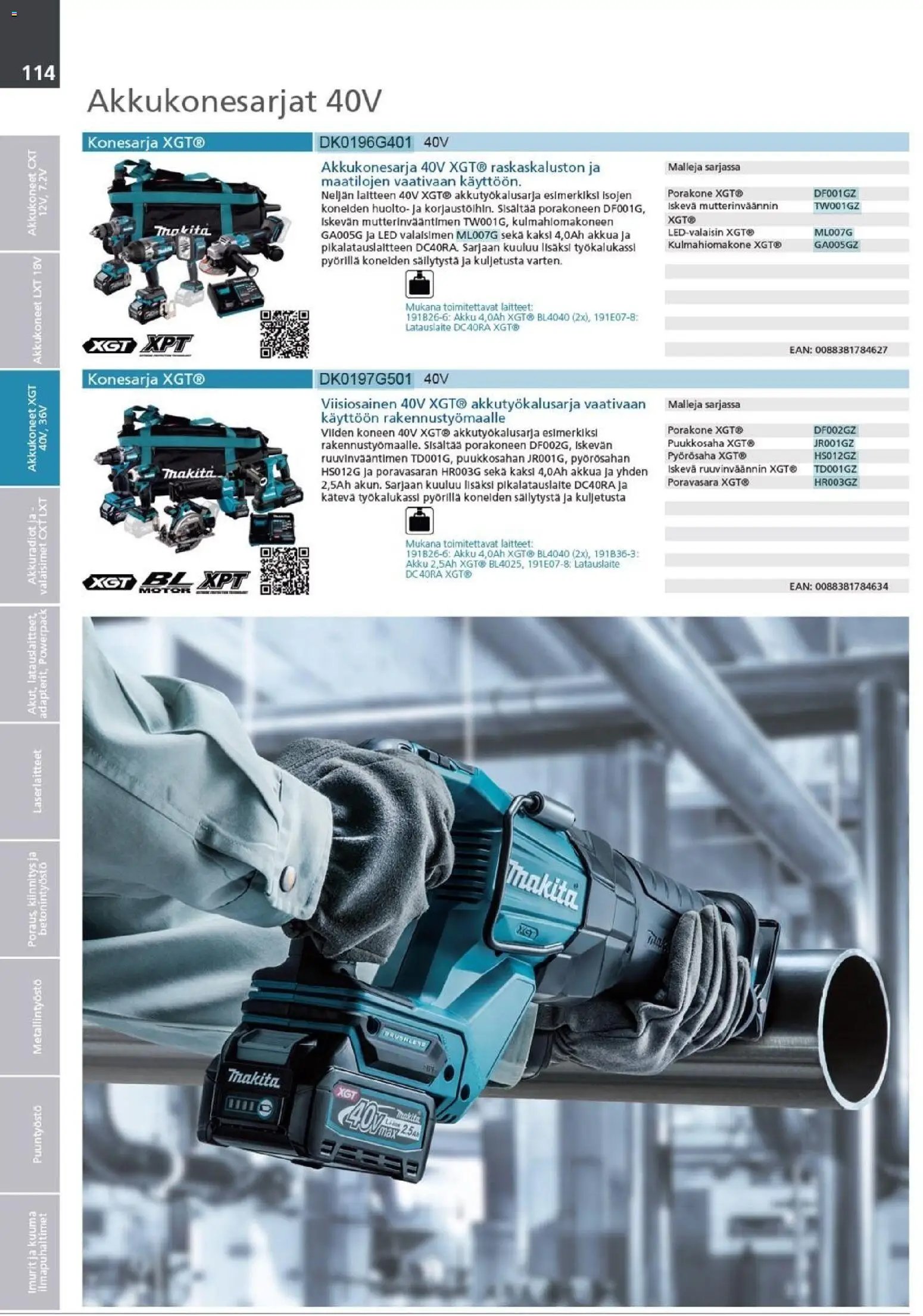 Makita - Tuoteluettelo 2026