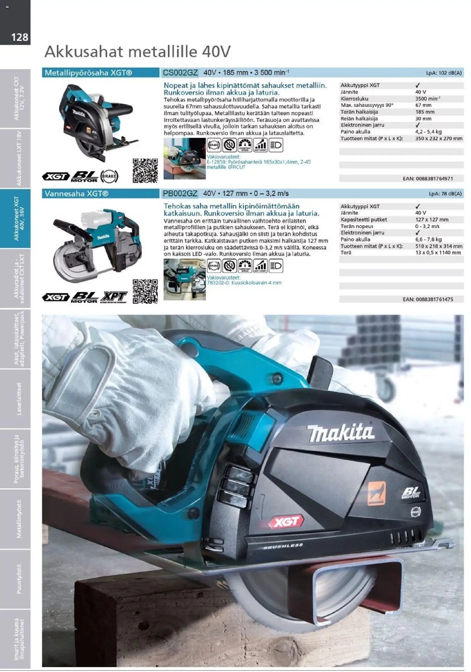 Makita - Tuoteluettelo 2026