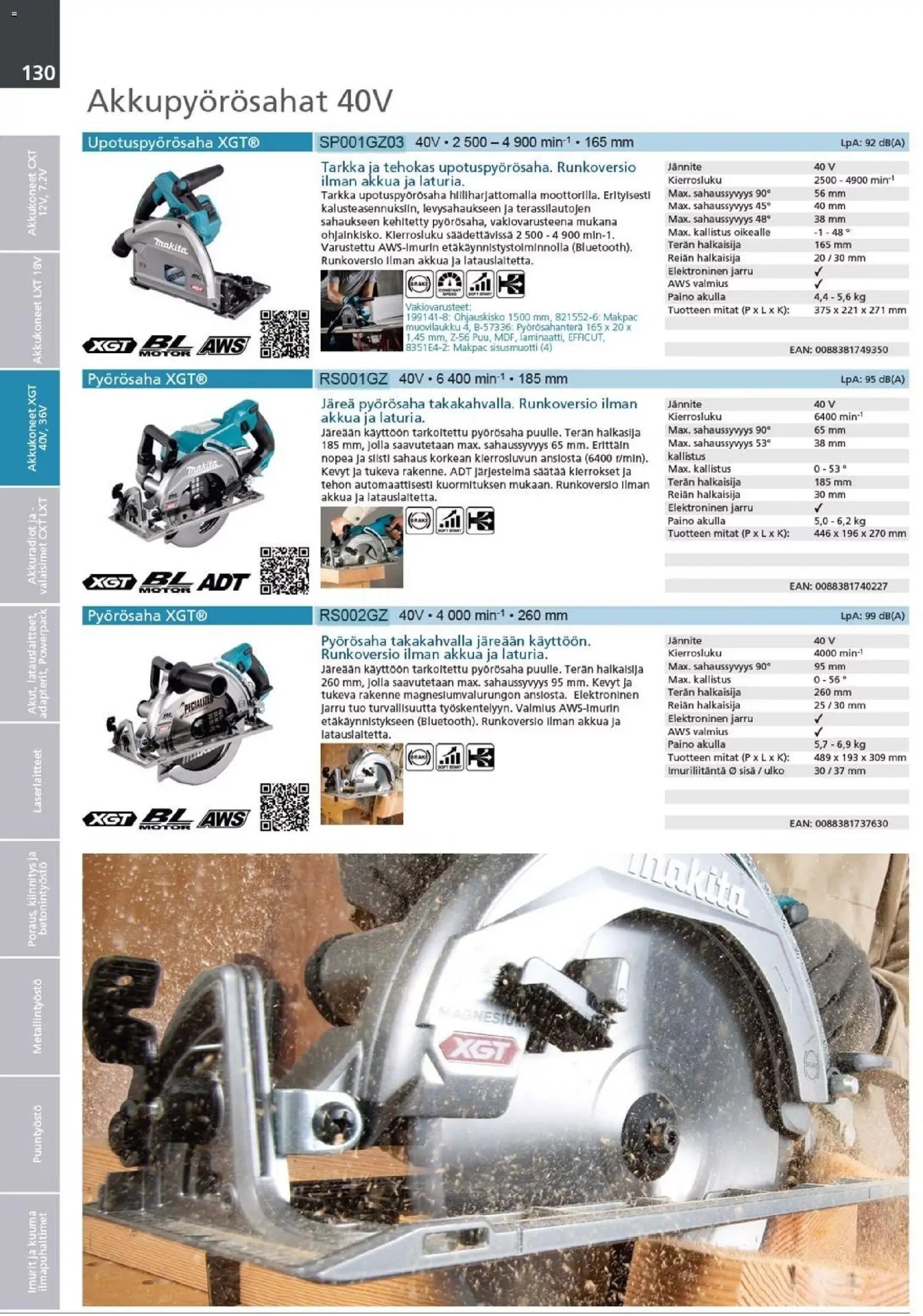 Makita - Tuoteluettelo 2026