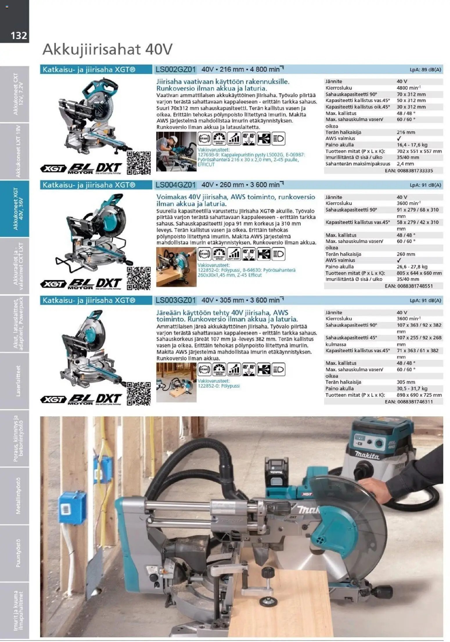 Makita - Tuoteluettelo 2026