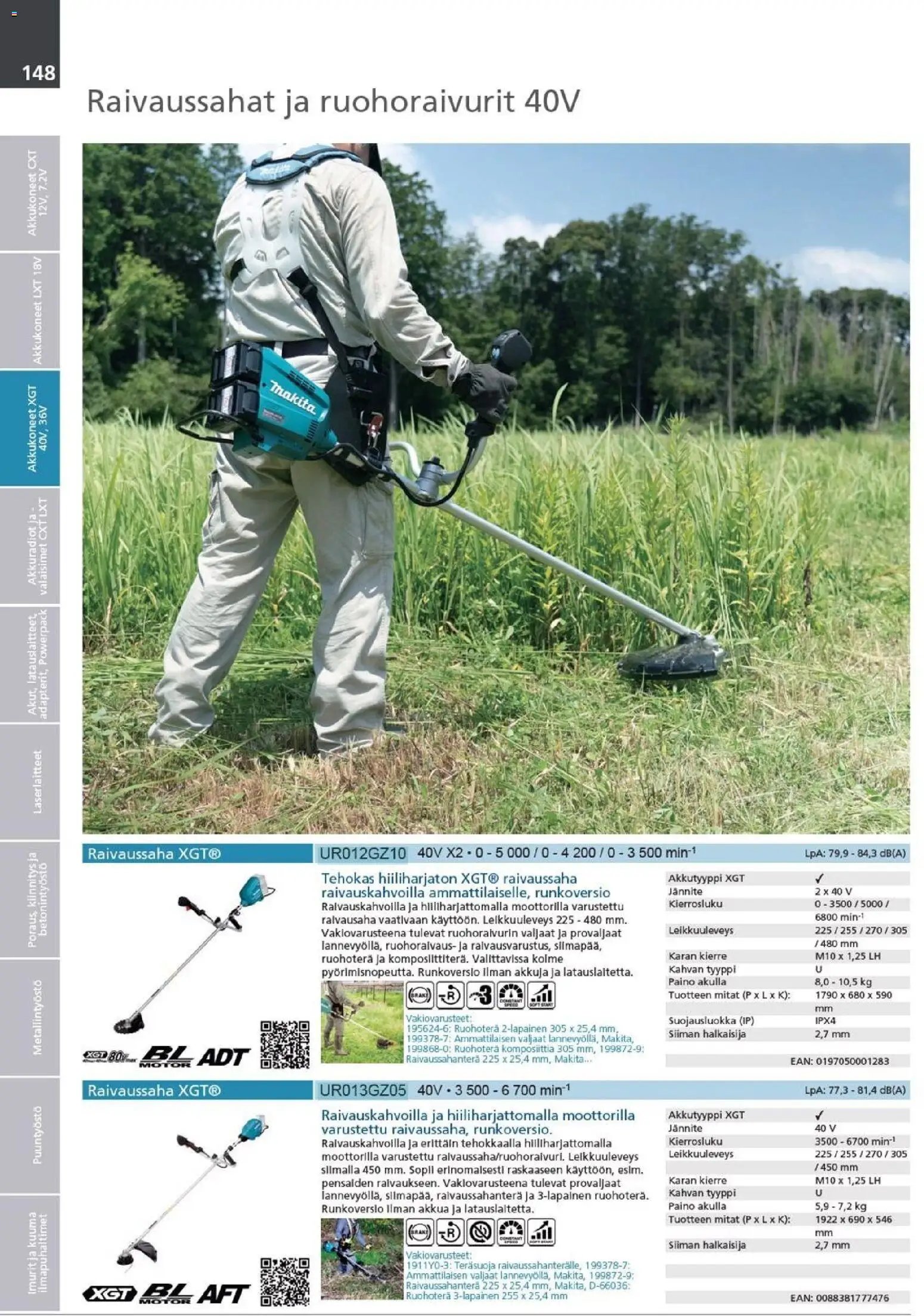 Makita - Tuoteluettelo 2026