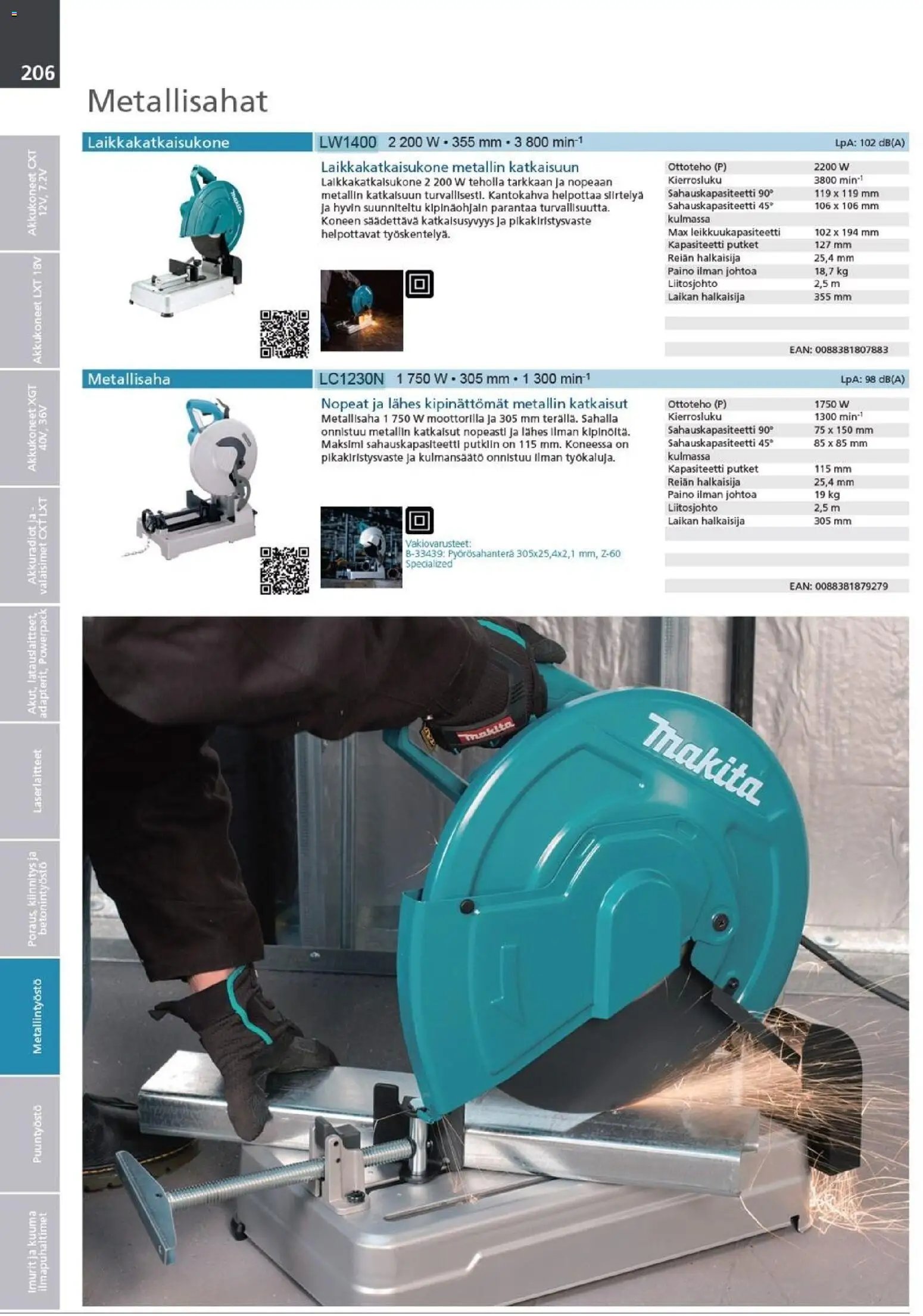 Makita - Tuoteluettelo 2026