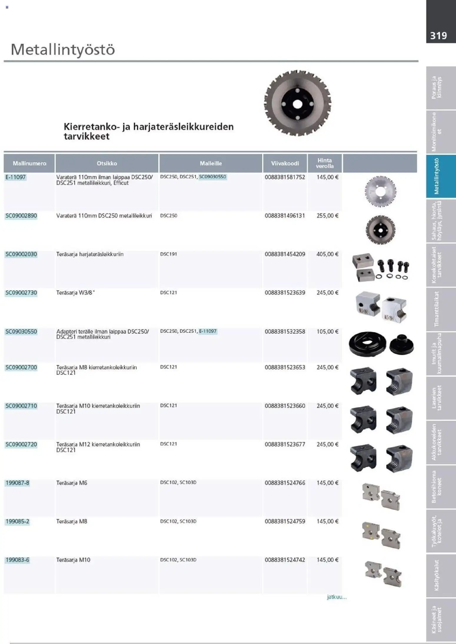 Makita - Tuoteluettelo 2026
