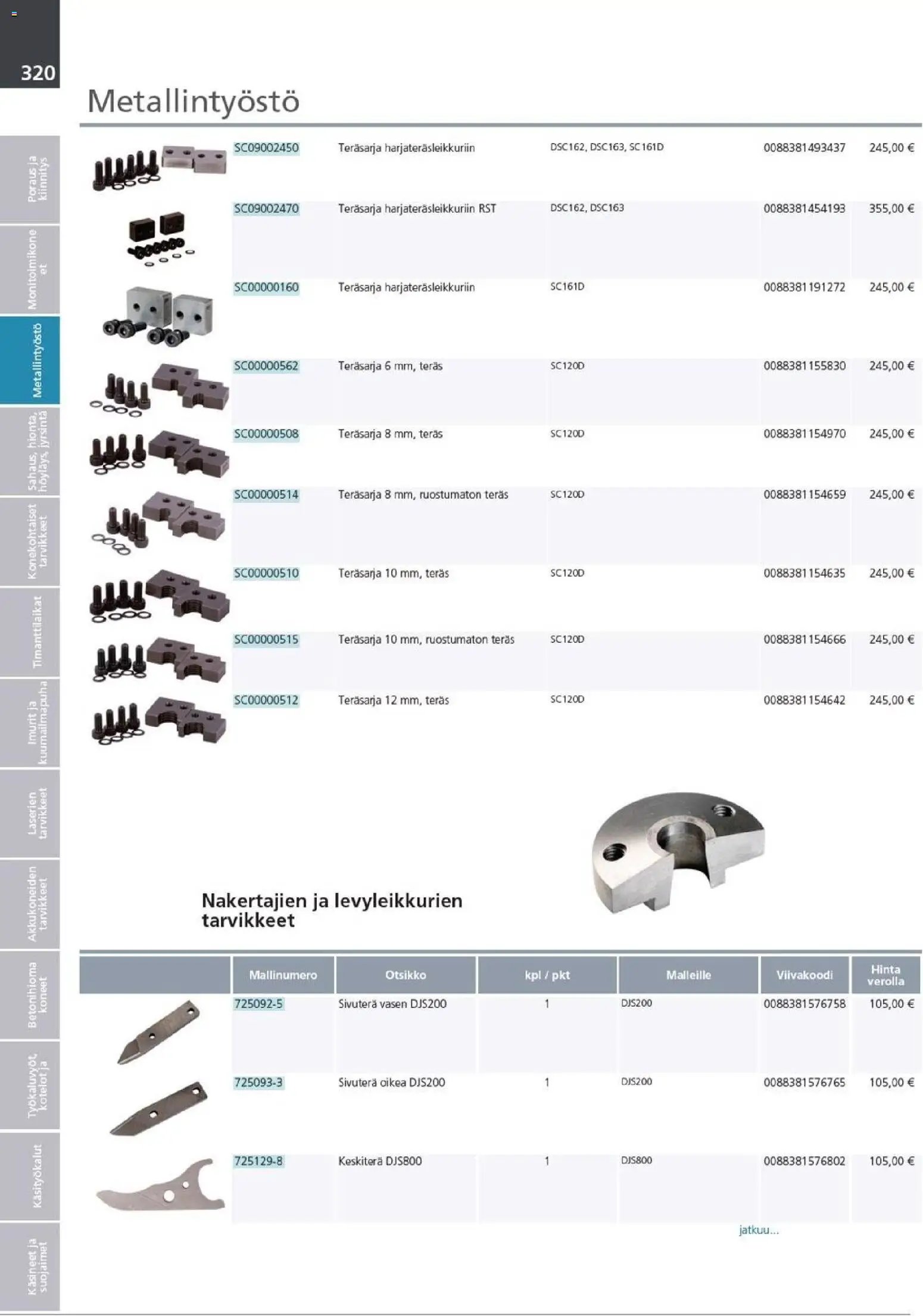 Makita - Tuoteluettelo 2026