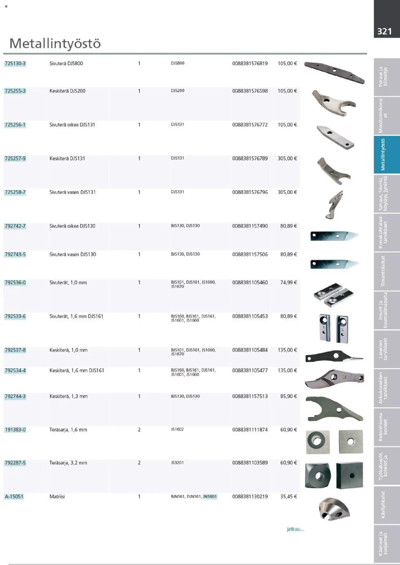 Makita - Tuoteluettelo 2026