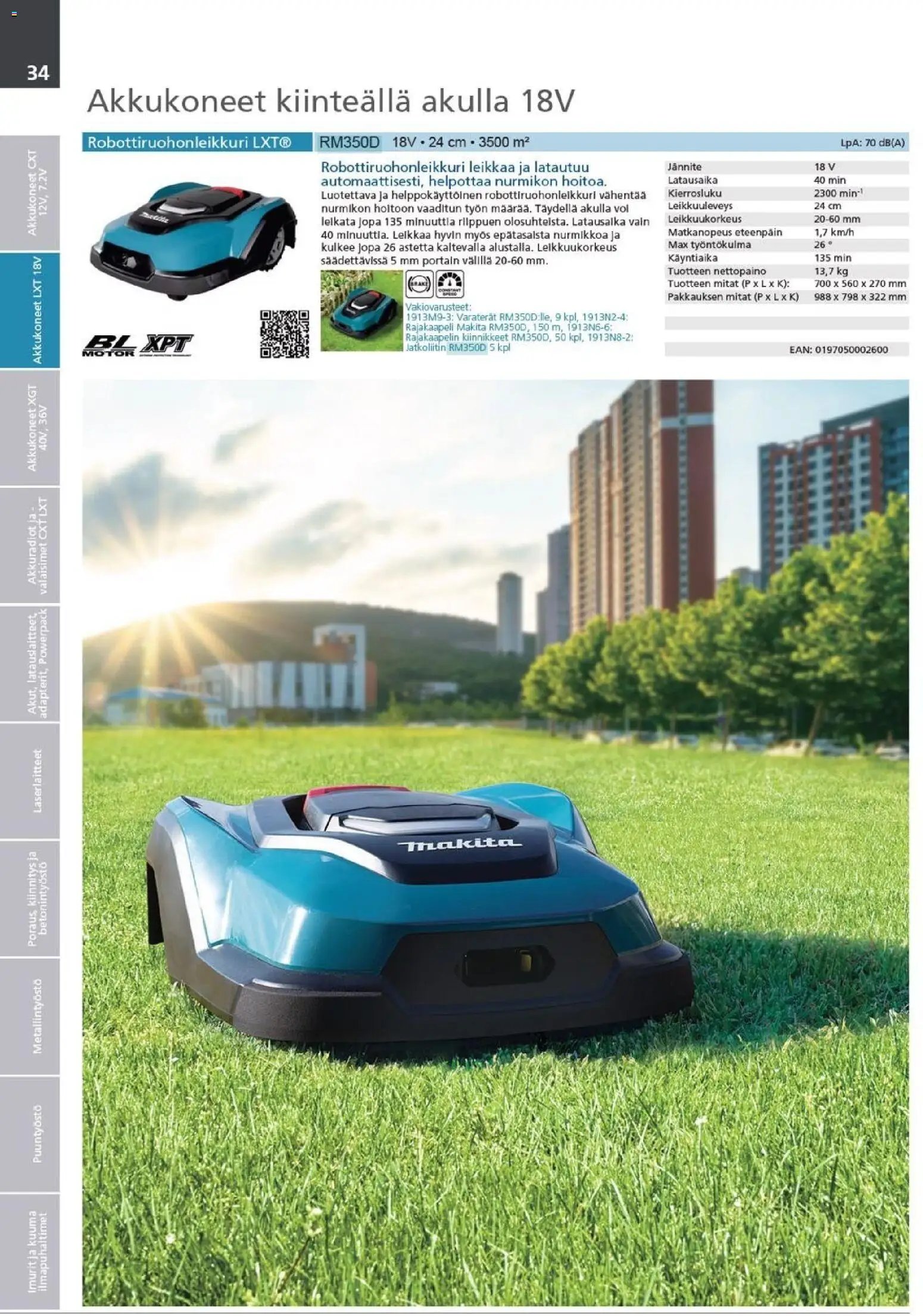 Makita - Tuoteluettelo 2026