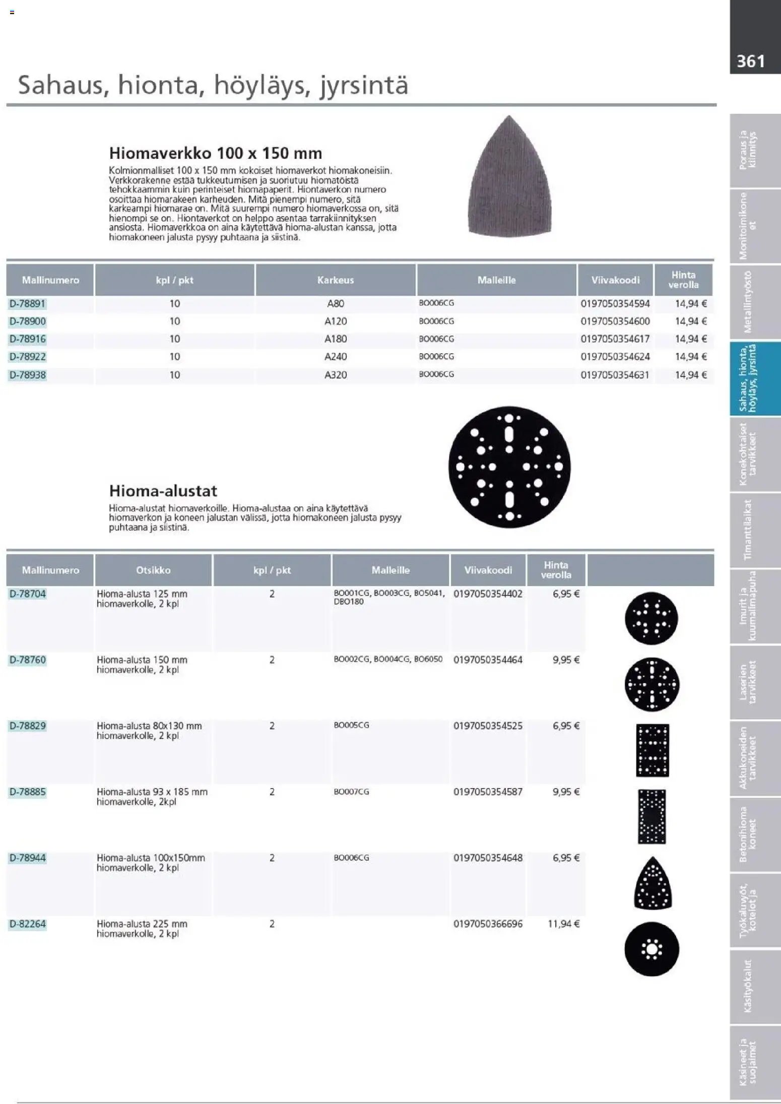 Makita - Tuoteluettelo 2026