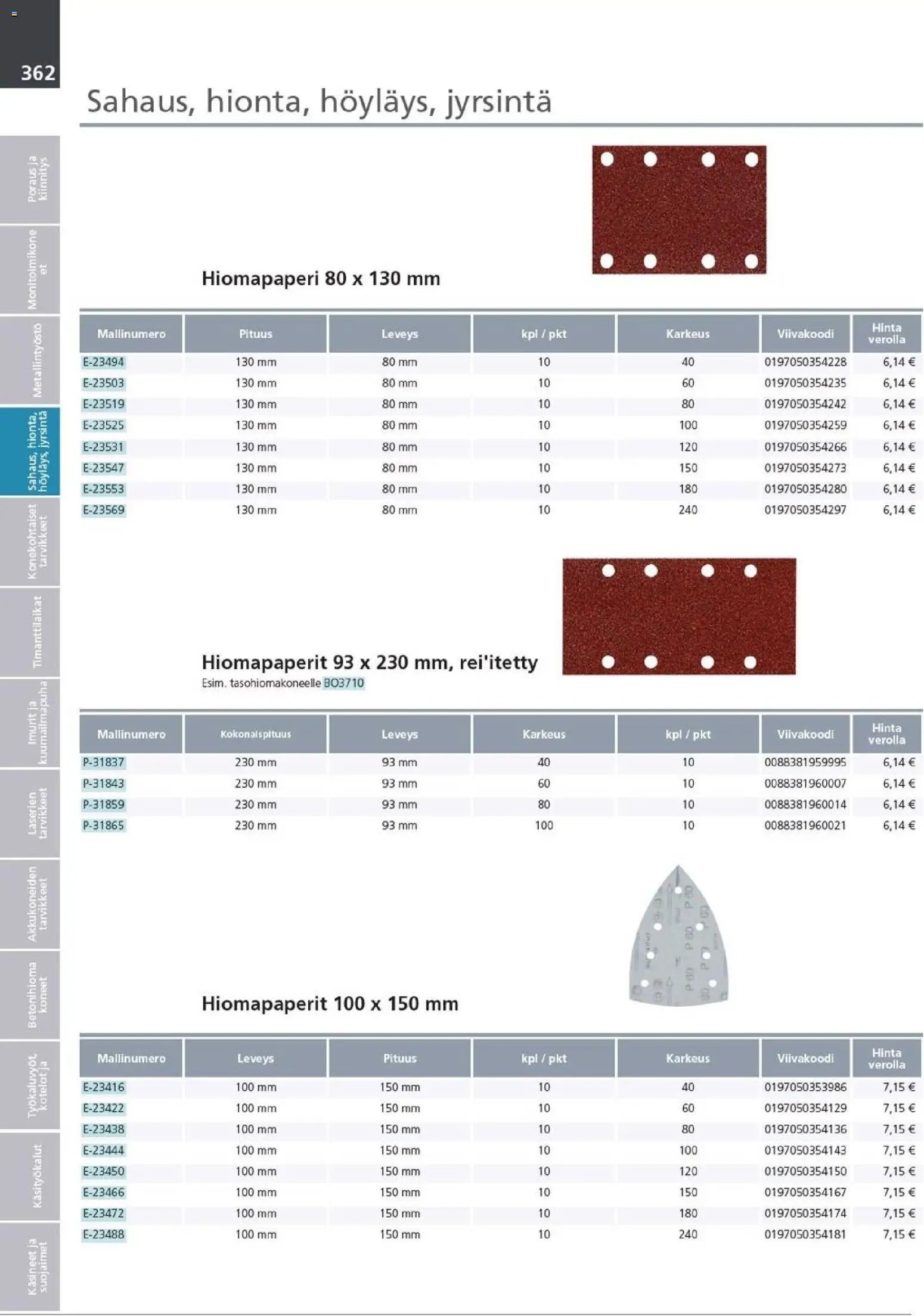Makita - Tuoteluettelo 2026
