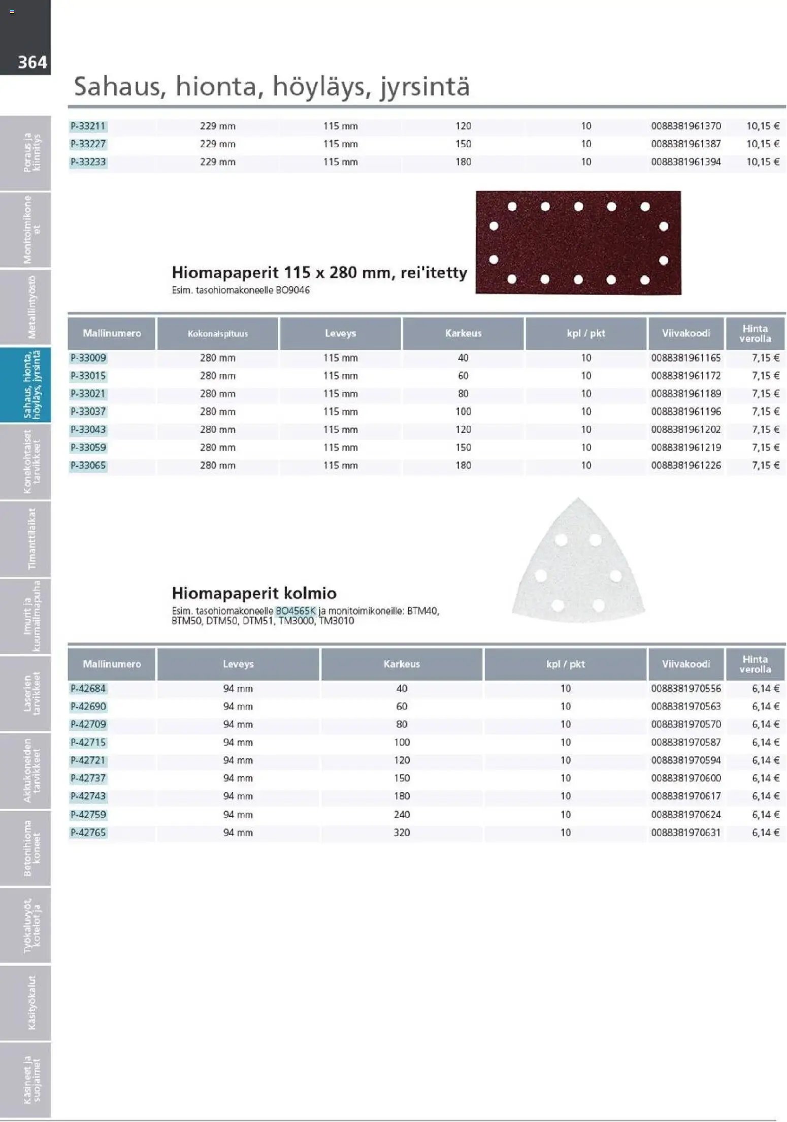 Makita - Tuoteluettelo 2026