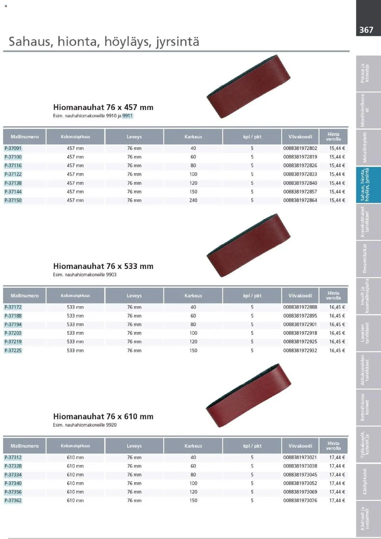 Makita - Tuoteluettelo 2026