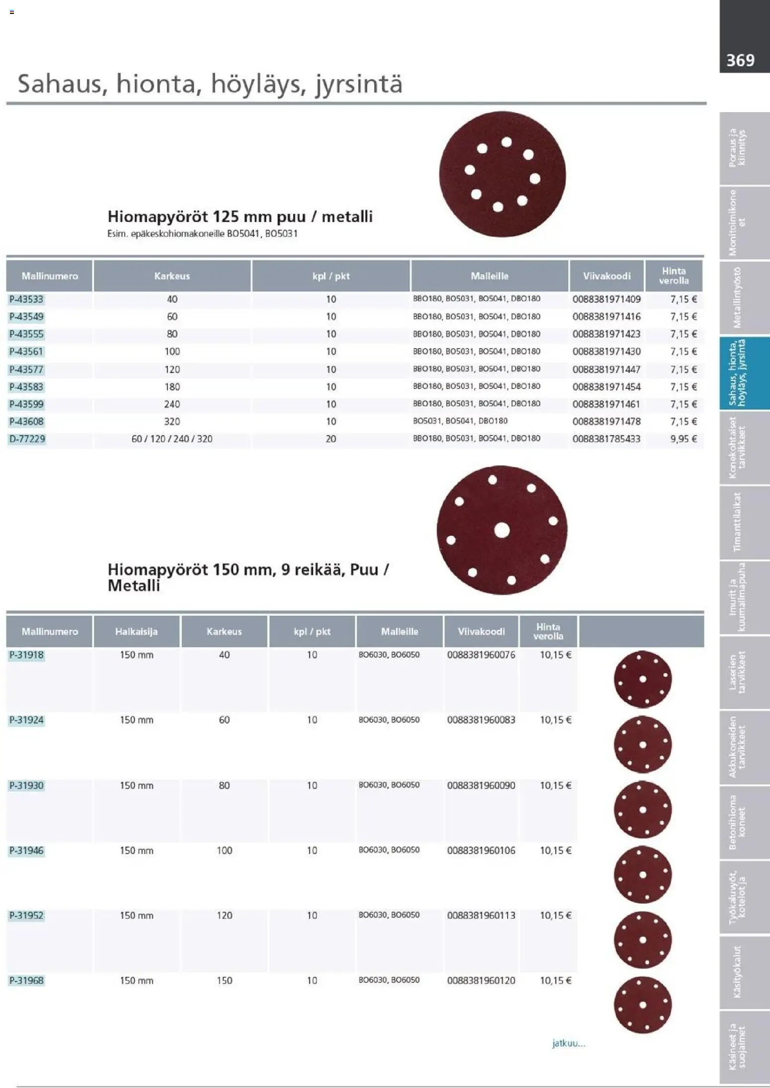 Makita - Tuoteluettelo 2026